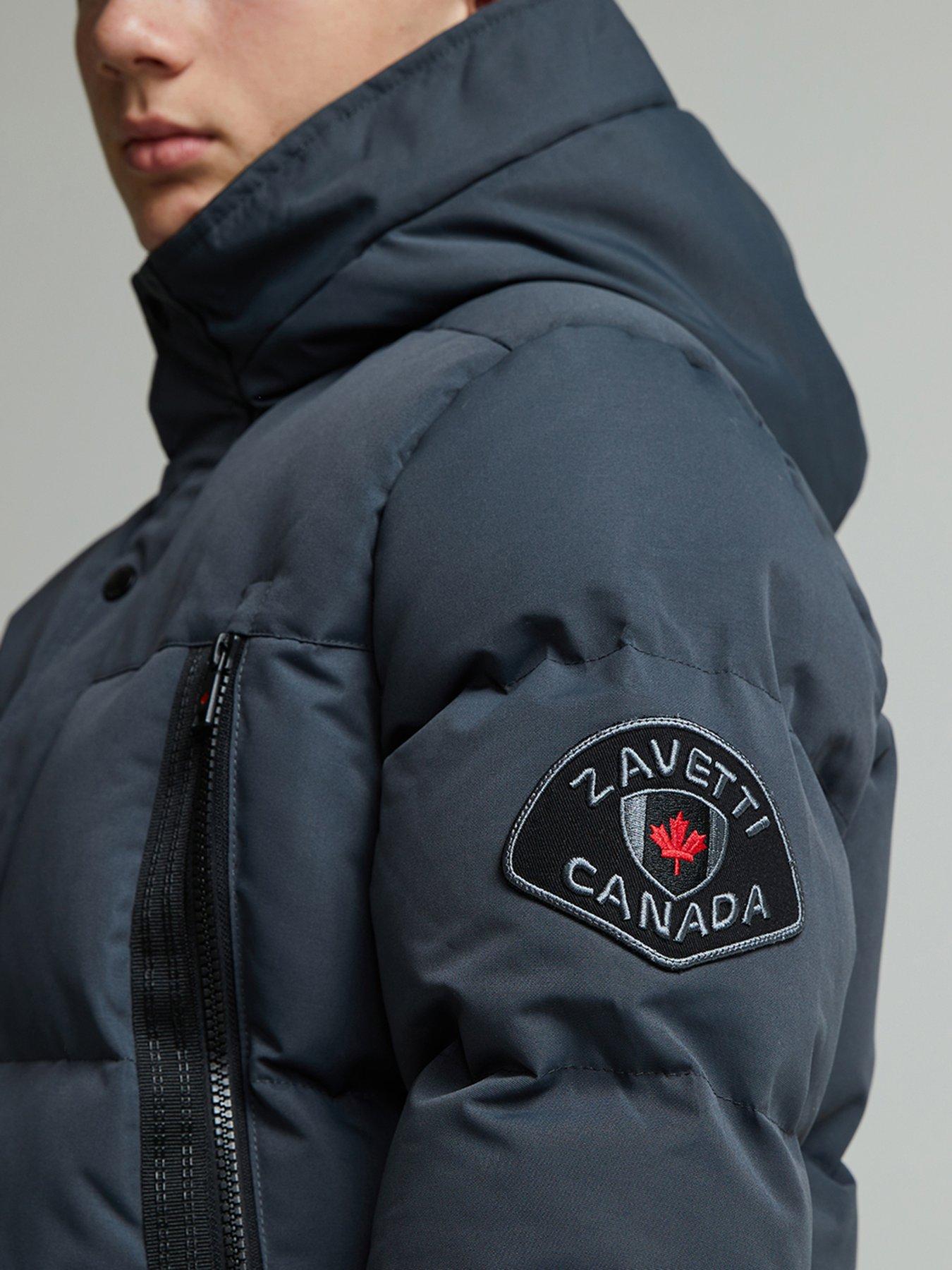 Image 5 of 6 of Zavetti Canada Junior Boys Ontariona Puffer Jacket - Grey