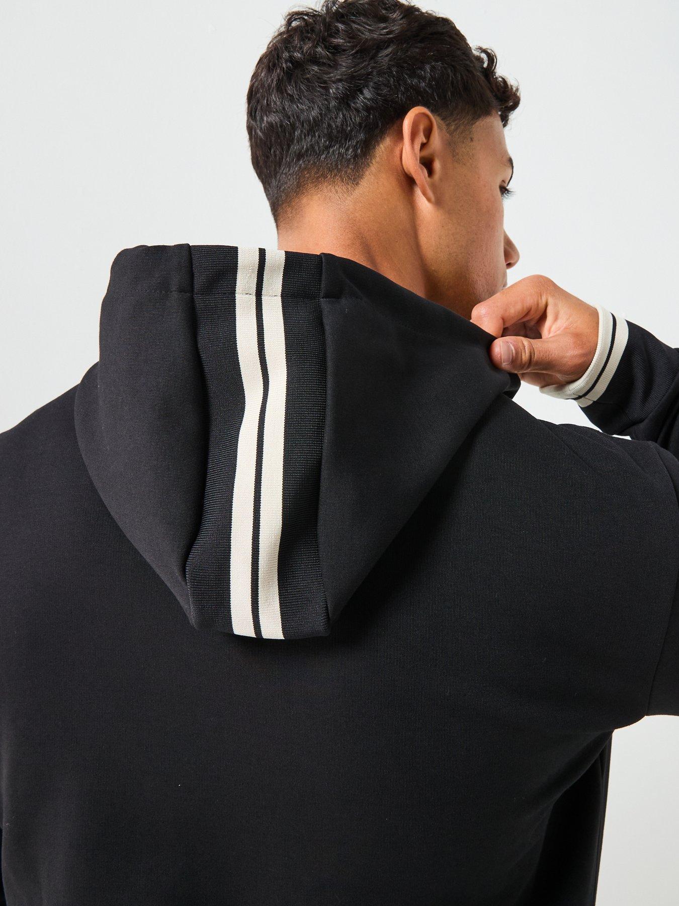 Image 5 of 6 of BOSS Hoodie Zone Regular Fit 3D Logo Zip Through Hoodie - Black