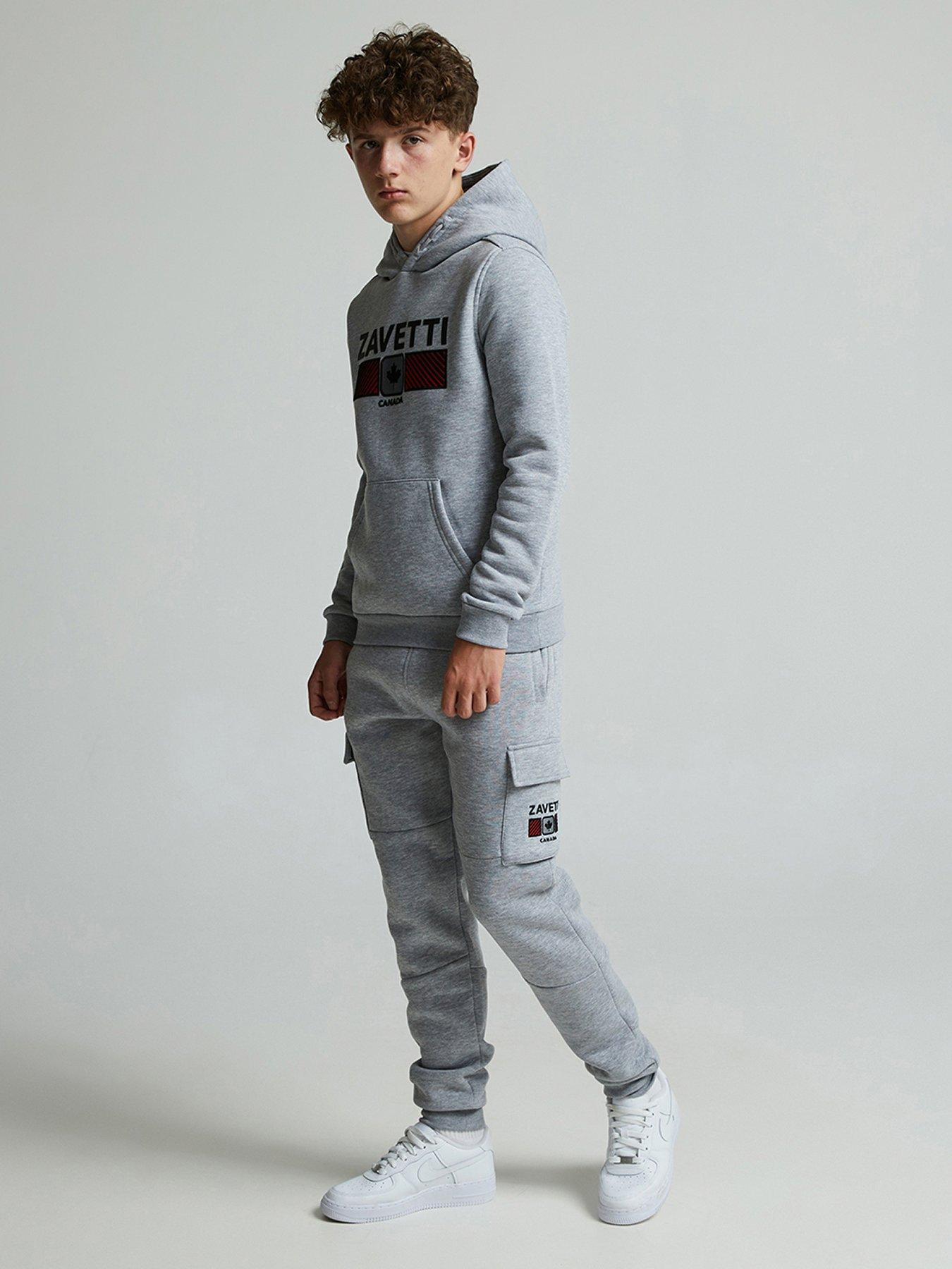 zavetti-canada-junior-boys-ovello-chevron-joggers-greystillFront
