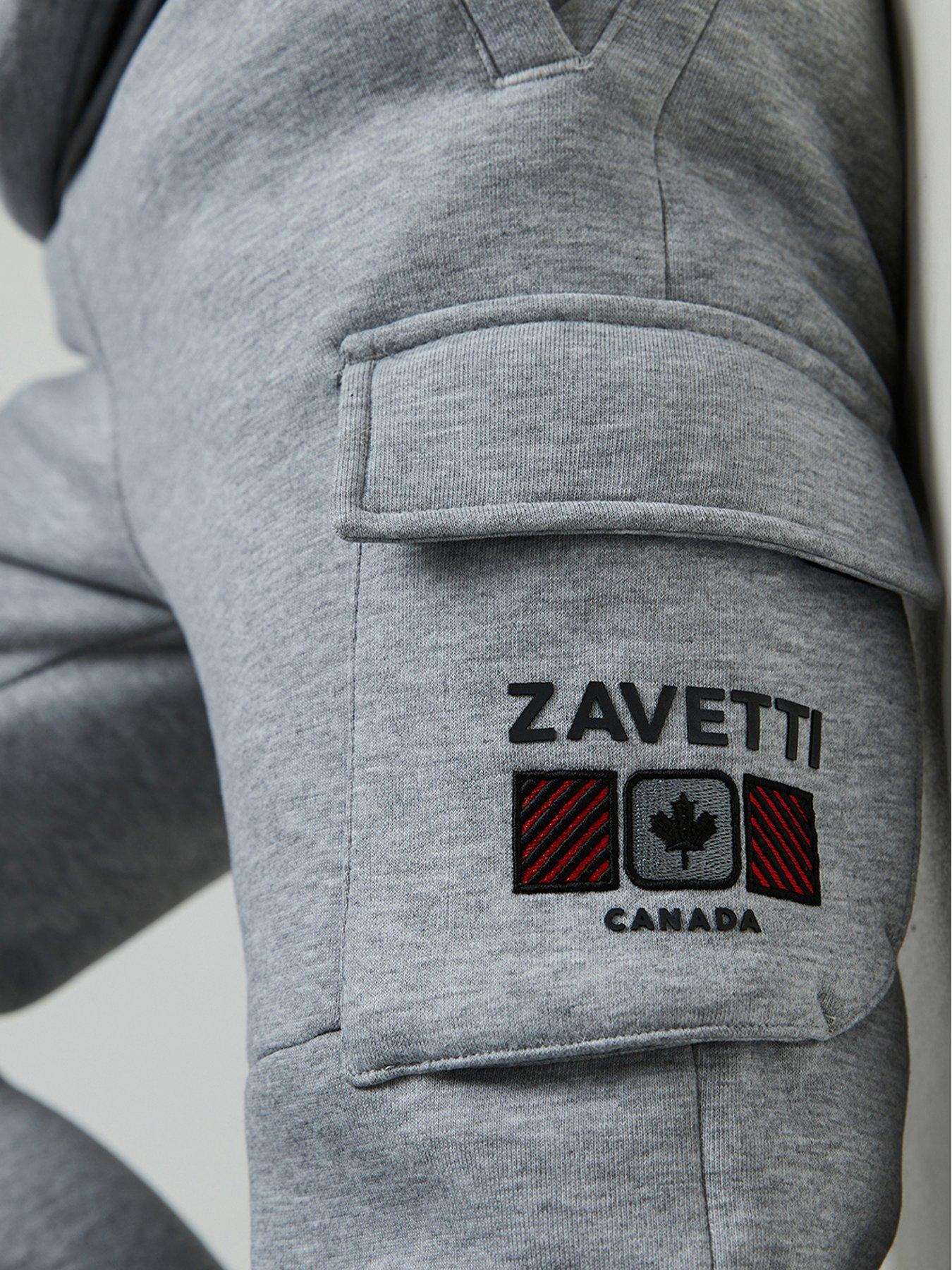 zavetti-canada-junior-boys-ovello-chevron-joggers-greydetail