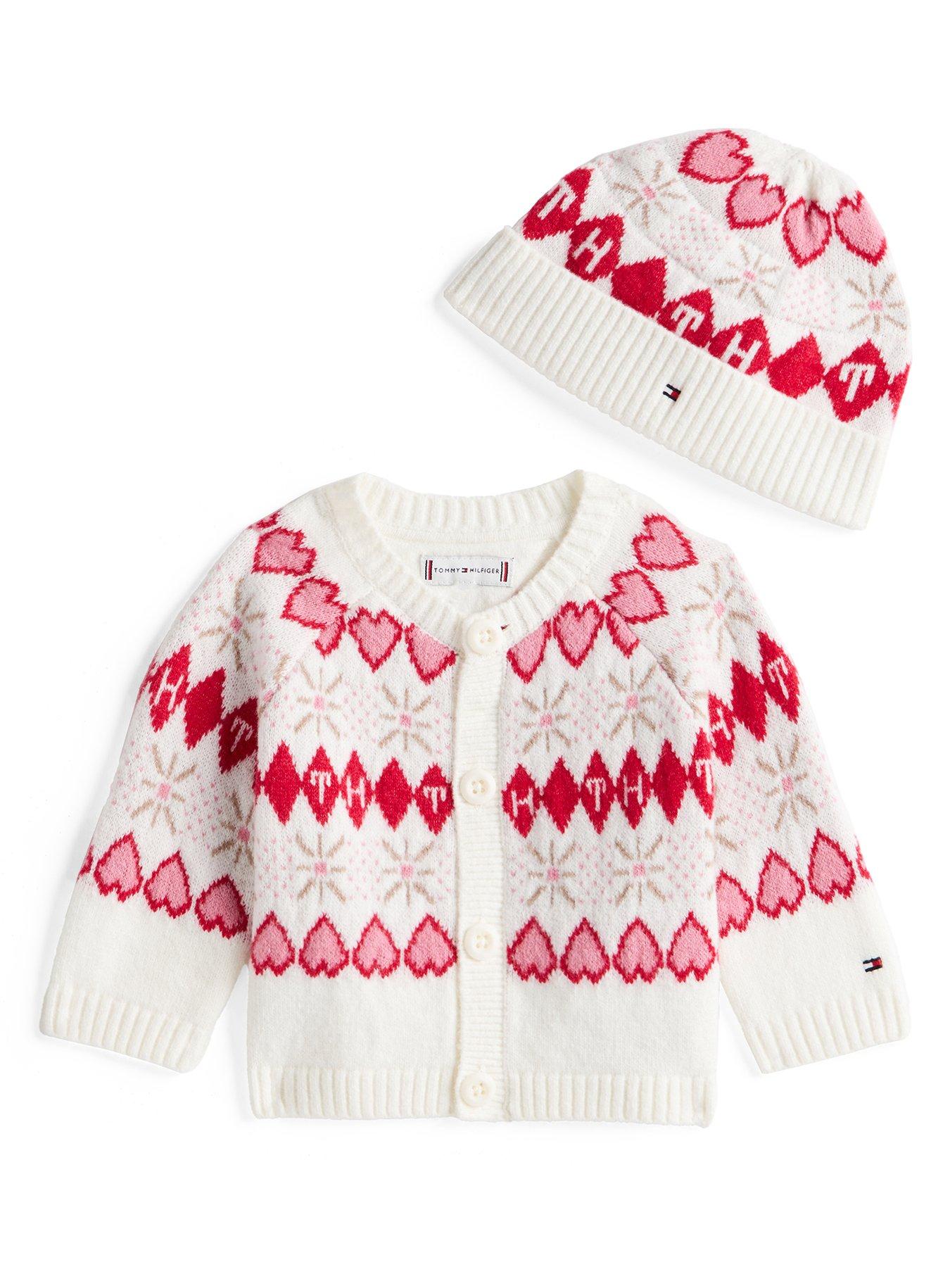 Tommy Hilfiger Baby Girls Fairisle Set Giftbox - Multi