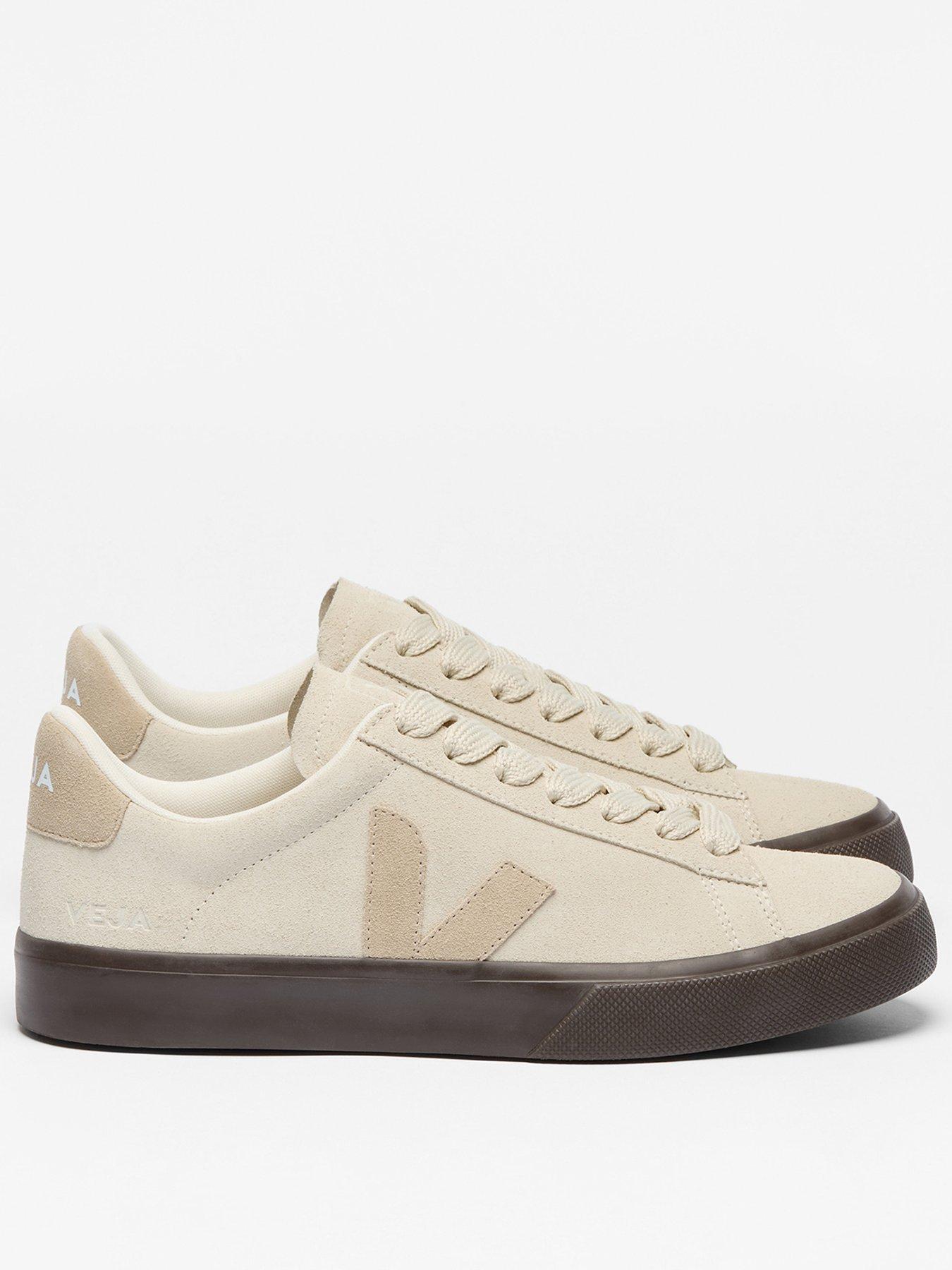 Veja Womens Campo Bold Suede Trainer- White
