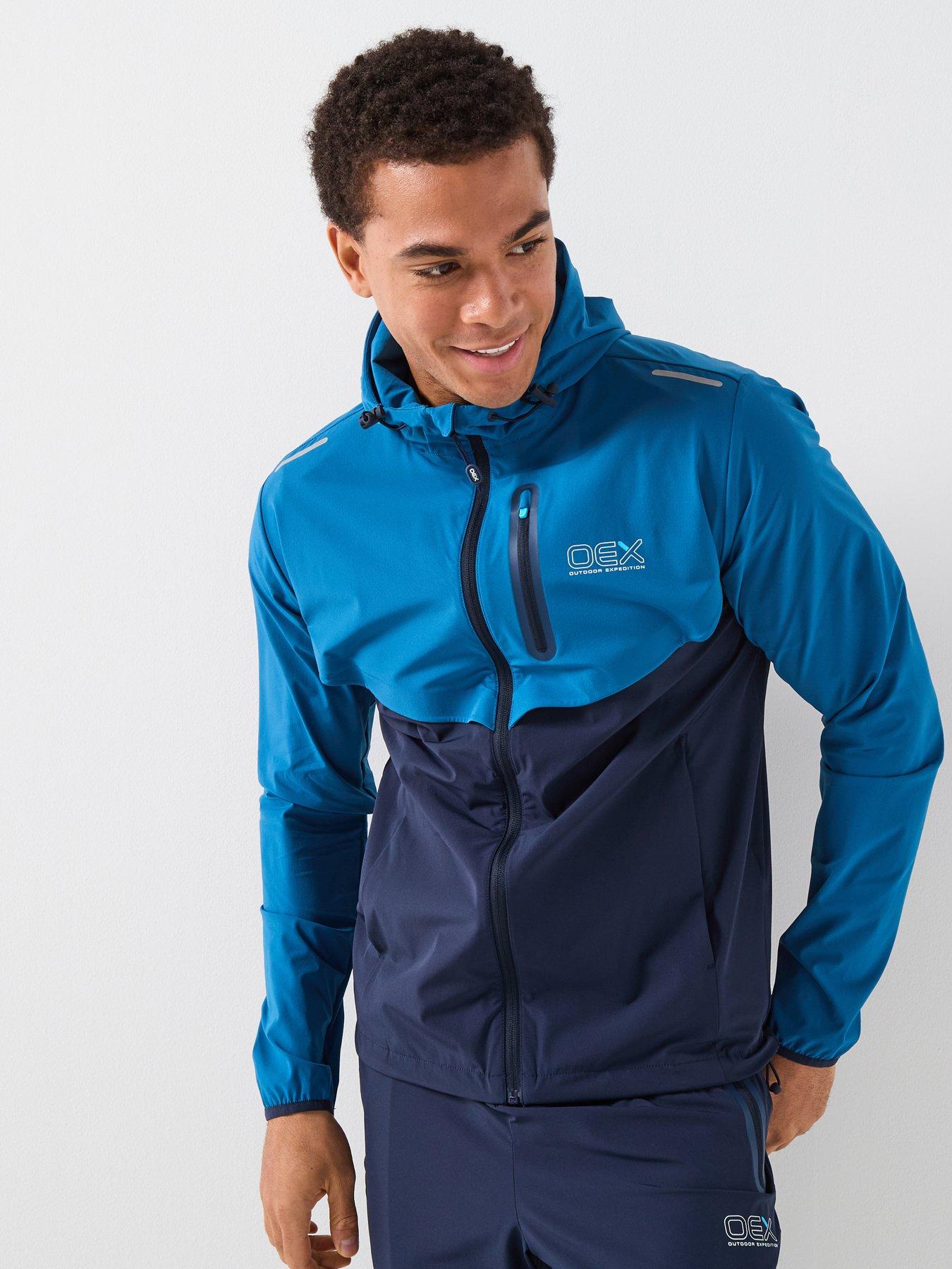 Image 1 of 6 of OEX Mens Fell 20 Track Top- Blue