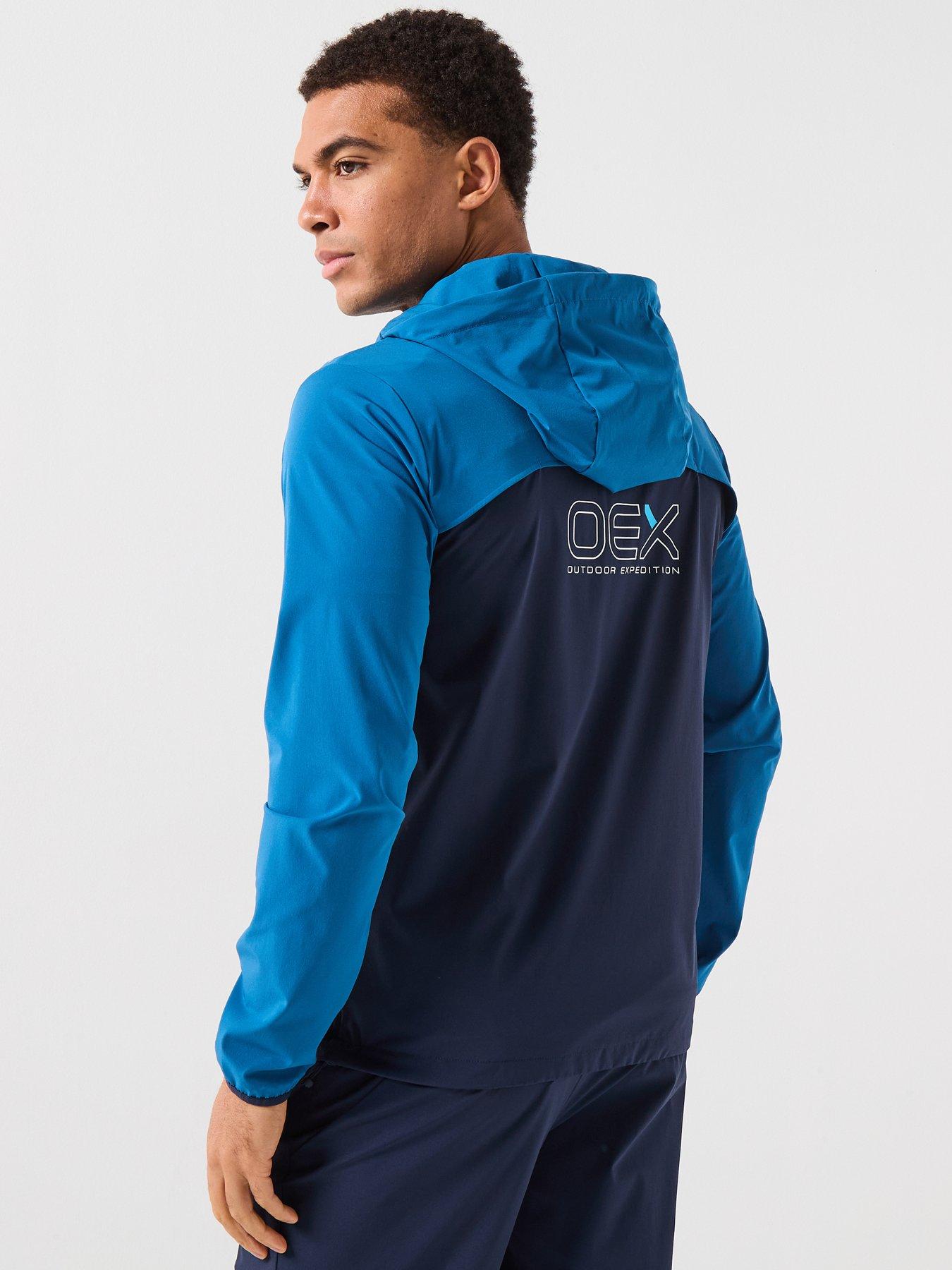 Image 2 of 6 of OEX Mens Fell 20 Track Top- Blue