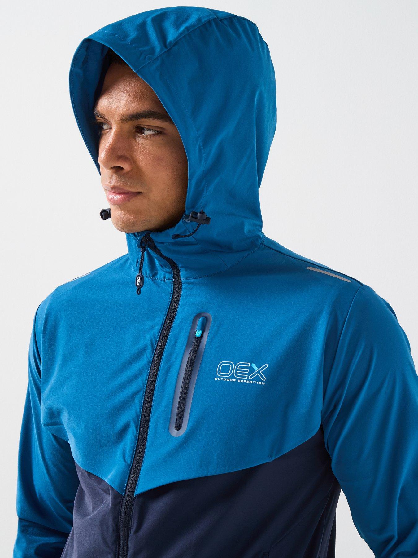 Image 5 of 6 of OEX Mens Fell 20 Track Top- Blue