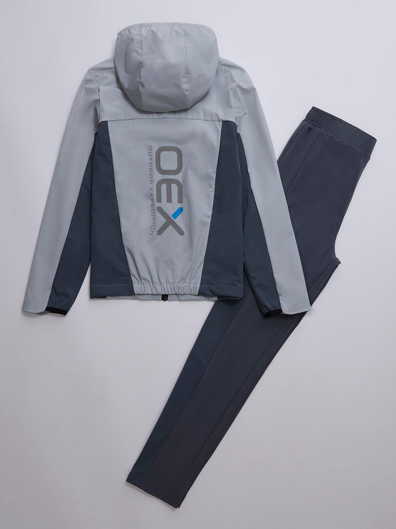 Image 2 of 4 of OEX Boys Aspect Tracksuit Set - Grey