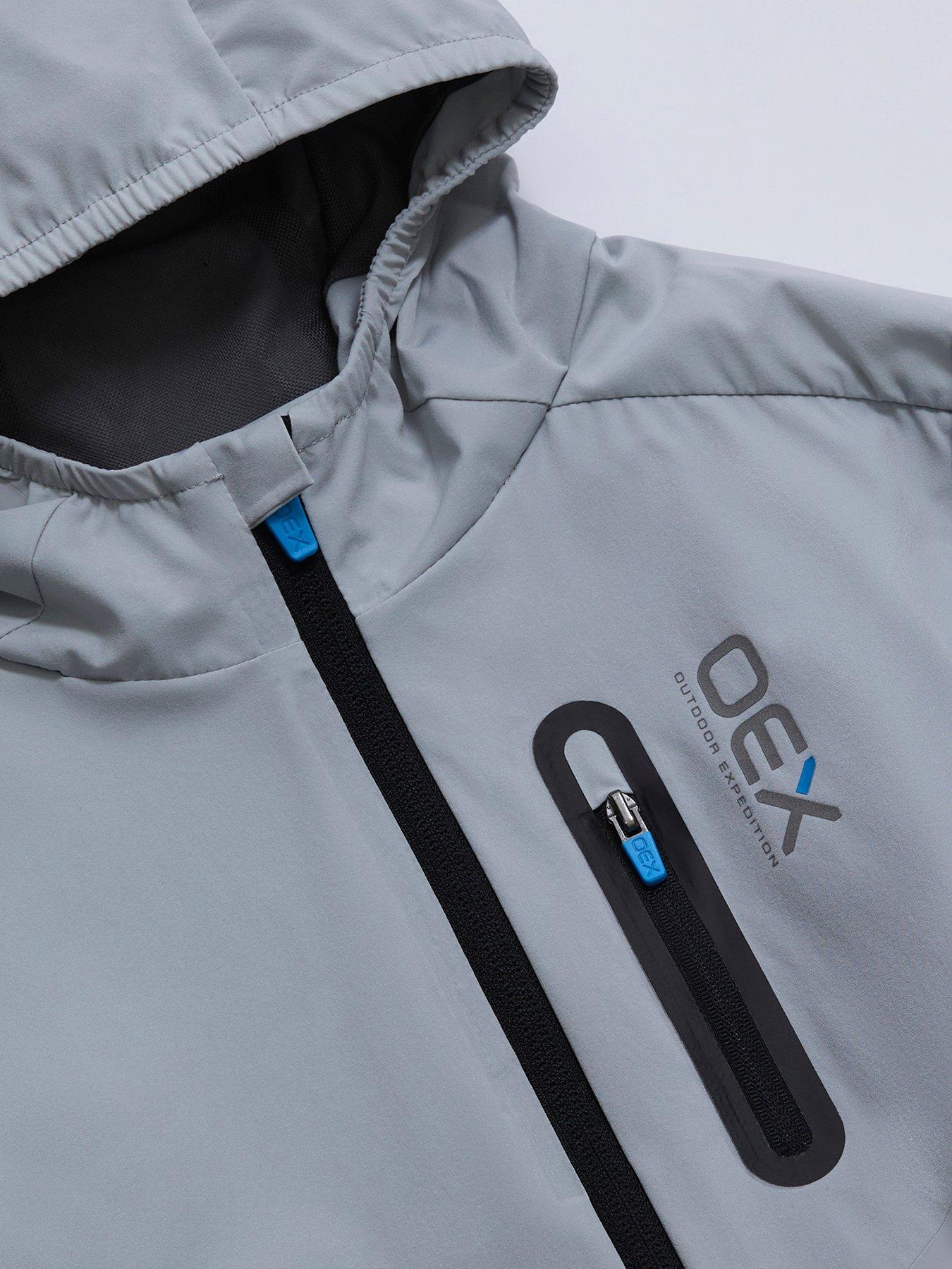 Image 4 of 4 of OEX Boys Aspect Tracksuit Set - Grey