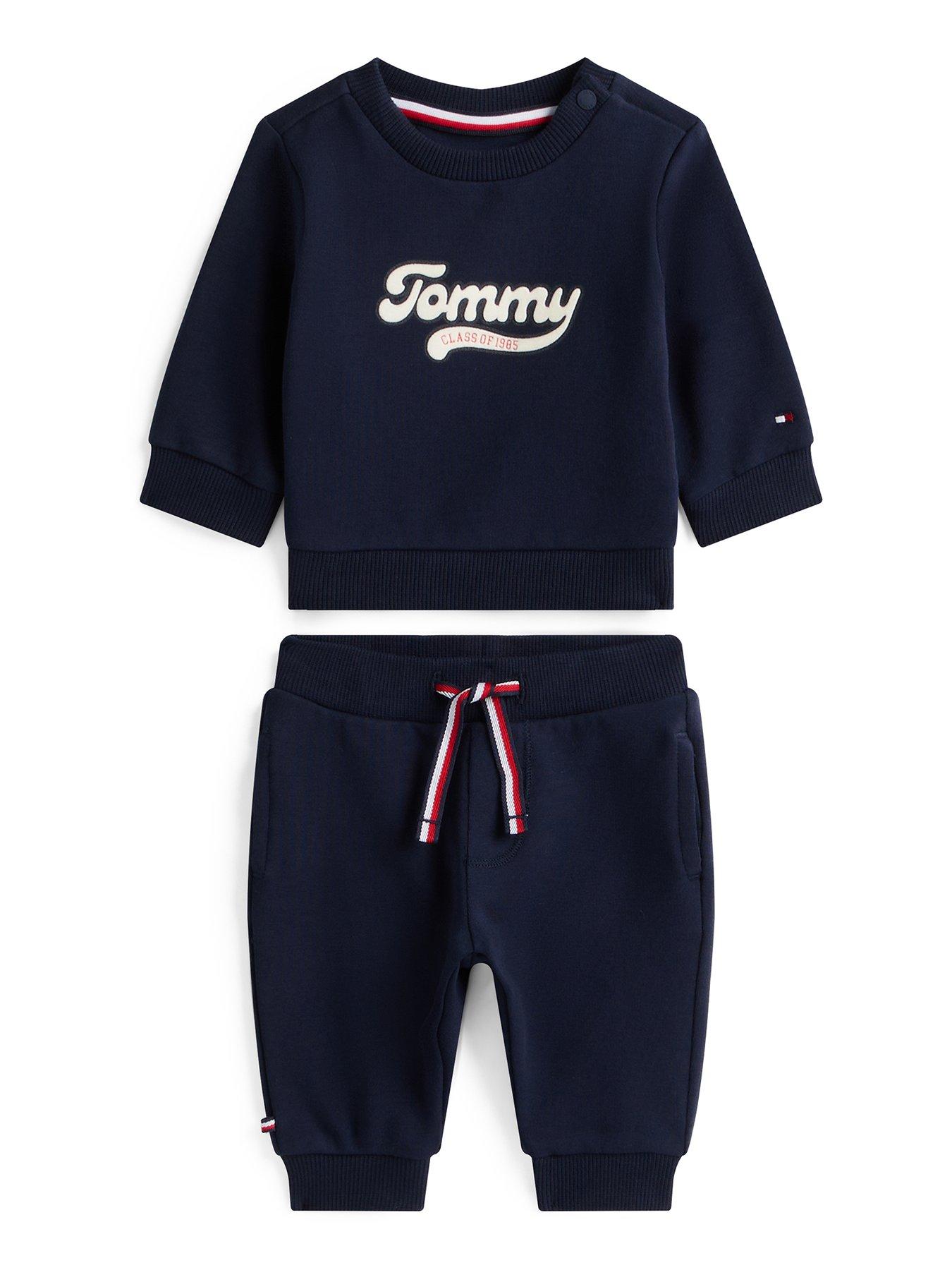 Tommy Hilfiger Baby Boys Graphic 2 Piece Set - Navy