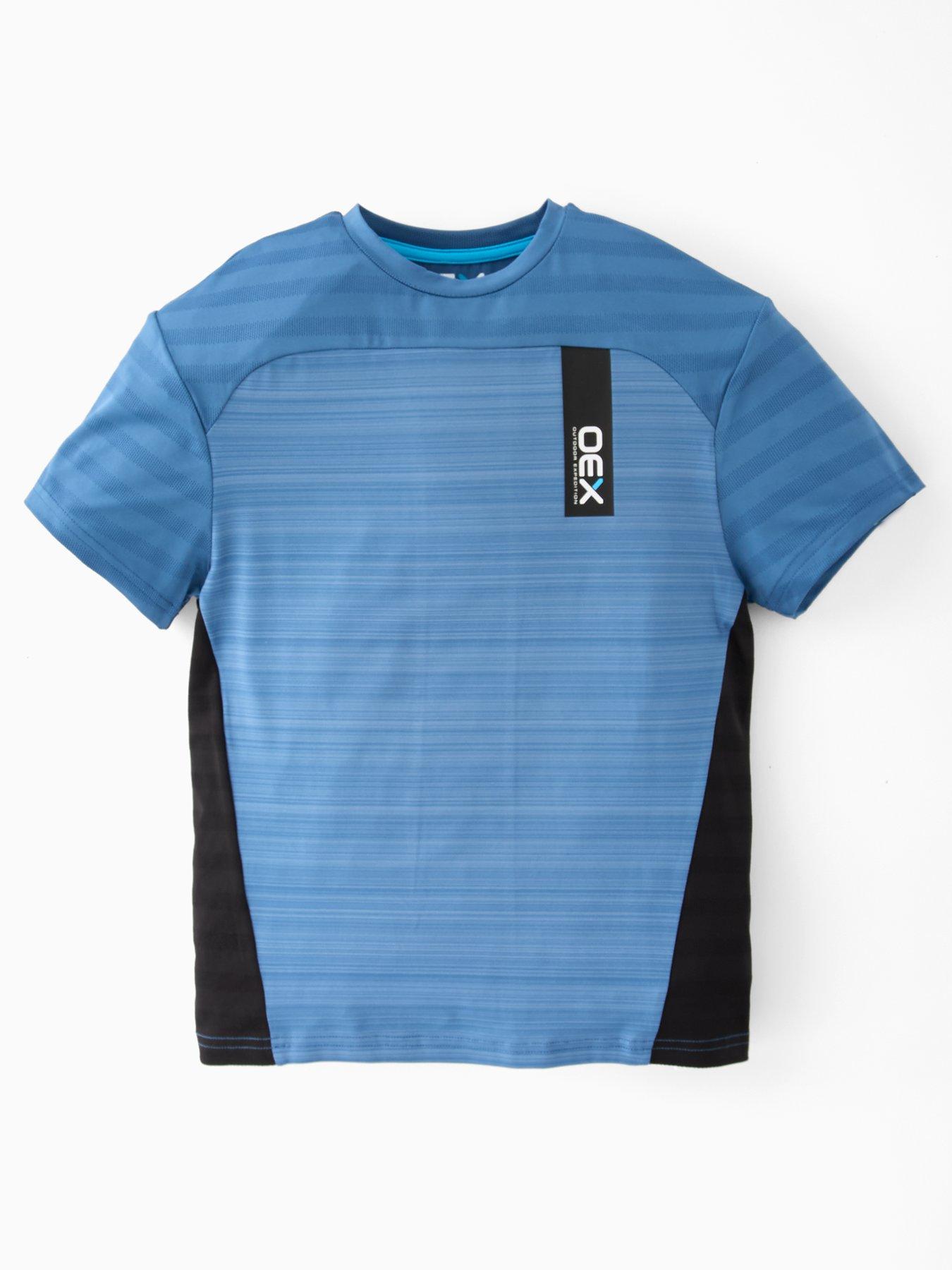 oex-junior-boys-piton-t-shirt-bluefront