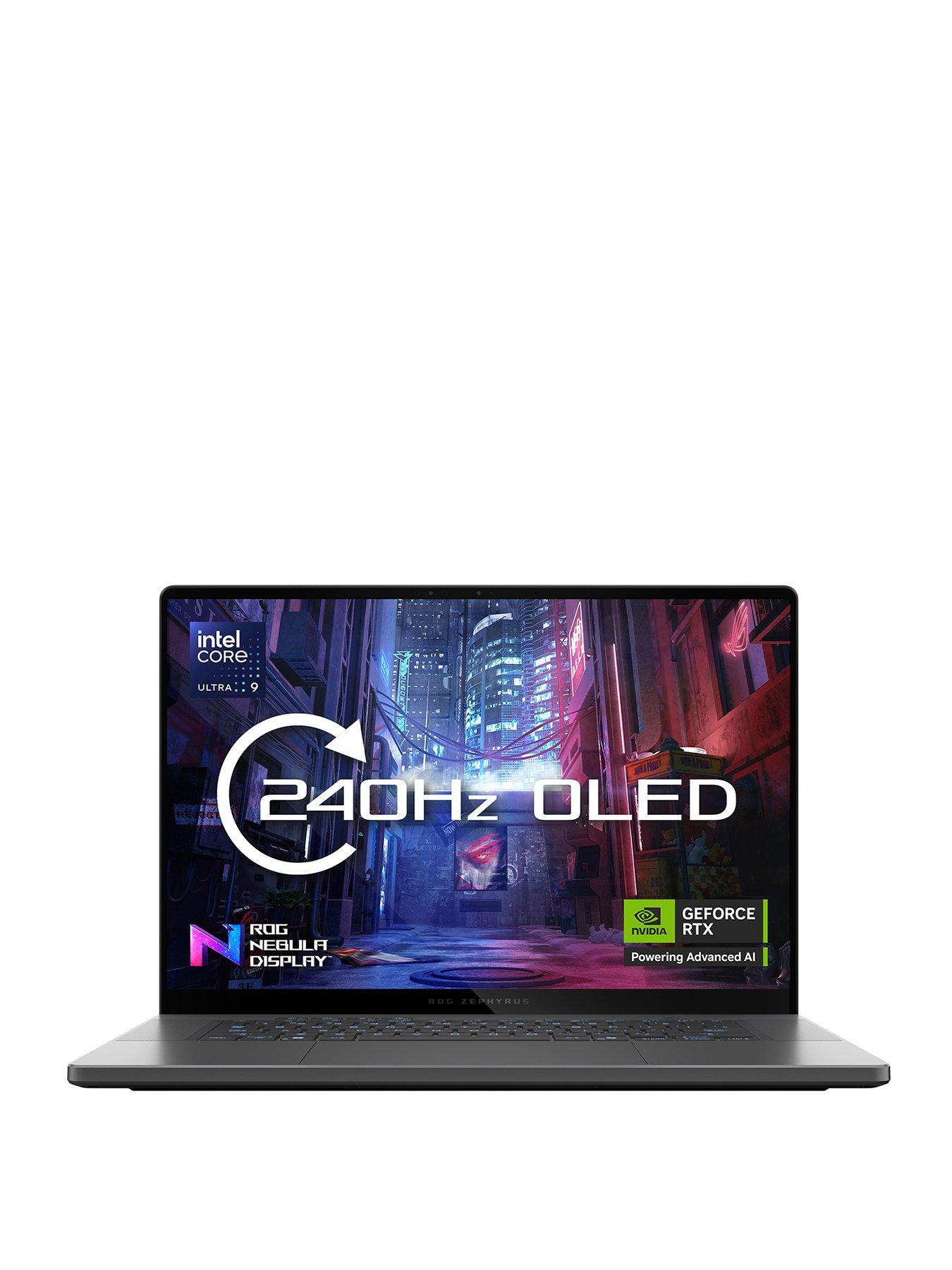 Image 1 of 7 of Asus Zephyrus Gaming Laptop - GeForce RTX 5060 - Intel Core Ultra 9 - 32GB RAM - 1TB SSD - 16in WQXGA - Grey