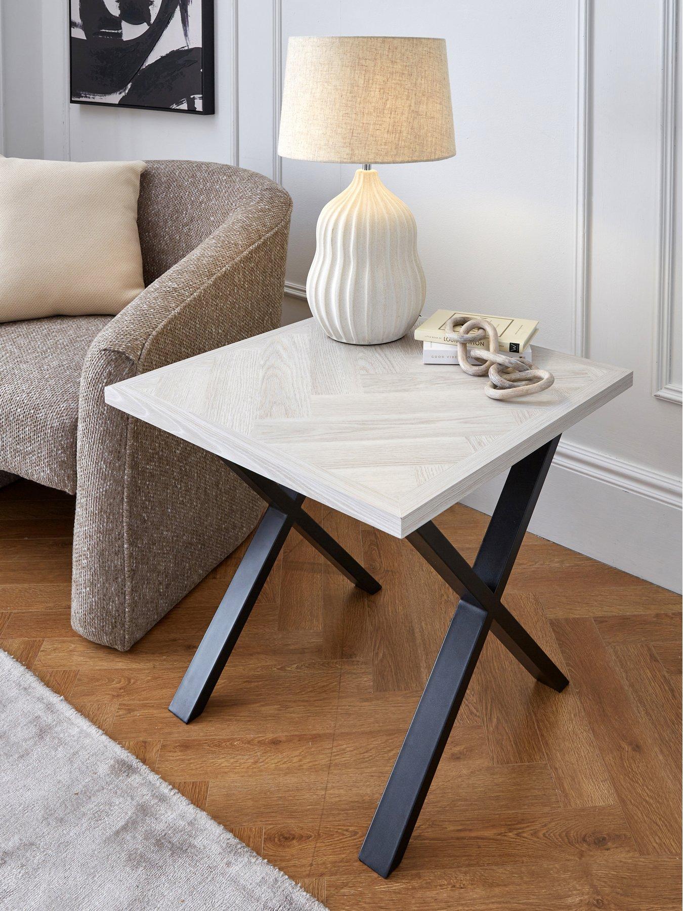 very-home-kaia-large-side-table-greyblack-fscregnbspcertified