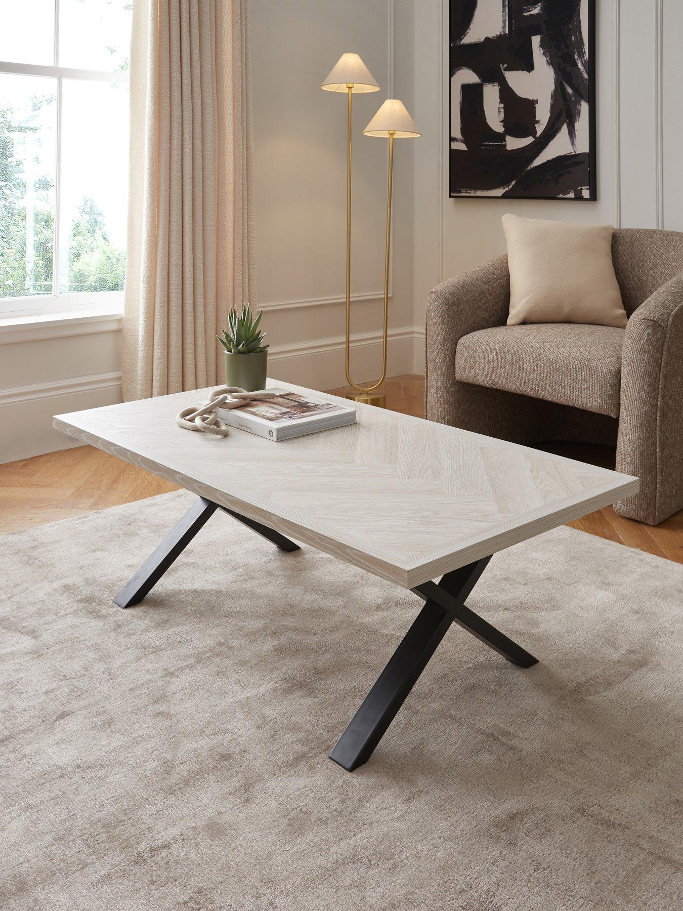 Very Home Kaia Coffee Table - Grey/Black - FSC® Certified