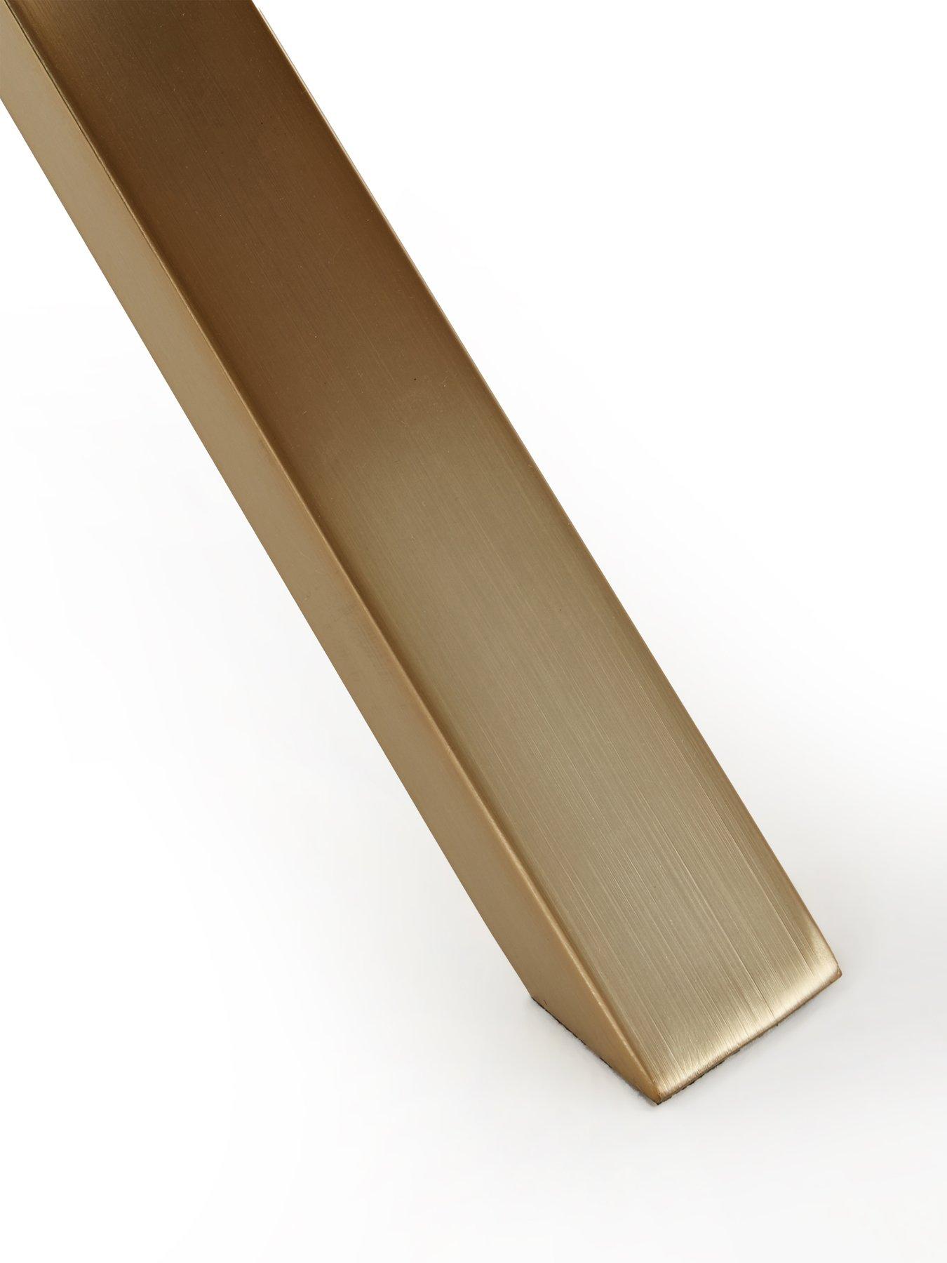 Image 6 of 6 of The Very Collection Kaia Coffee Table - Brass/Light Oak&nbsp;- FSC&reg; Certified