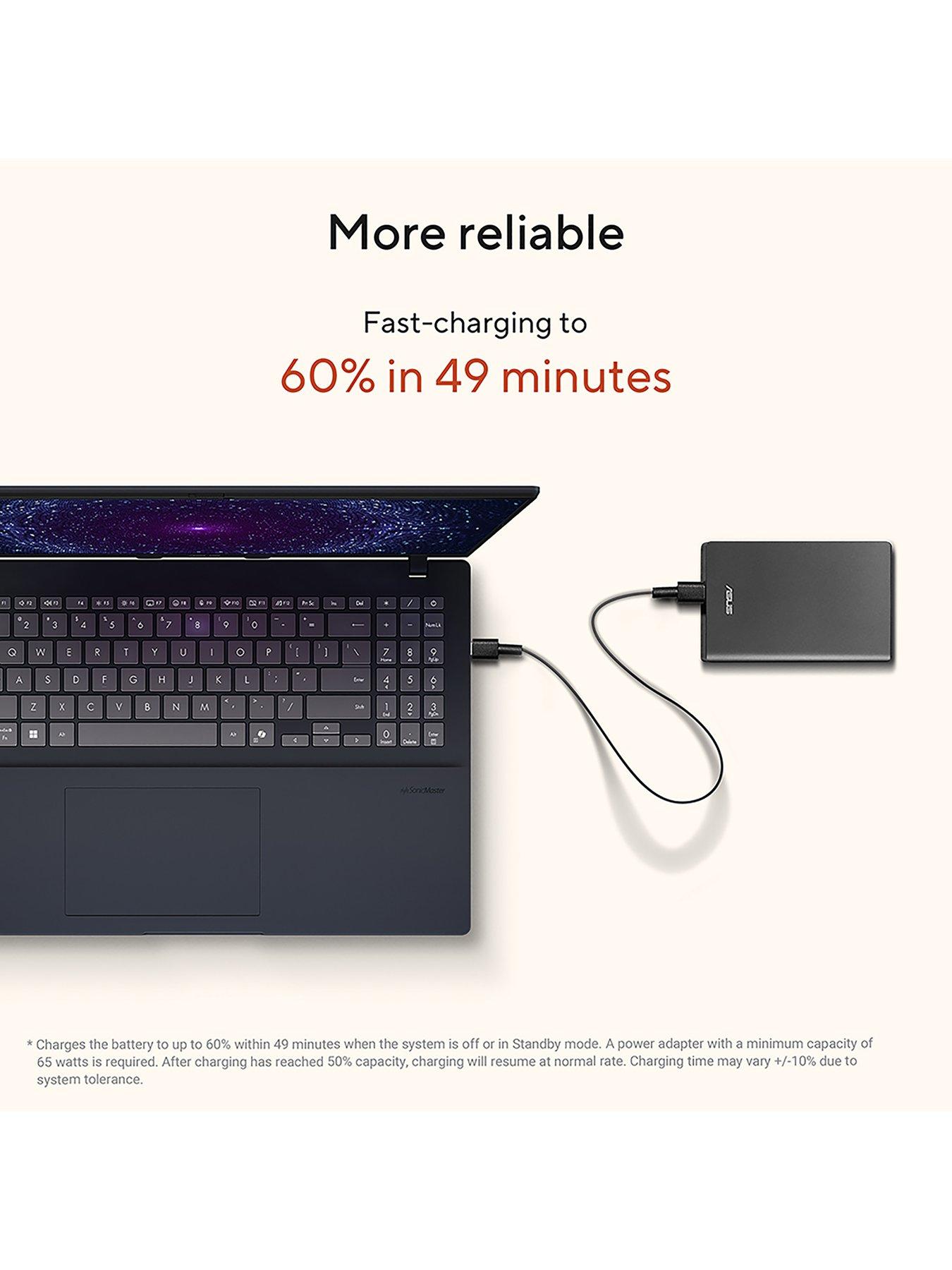 Image 5 of 7 of Asus Vivobook 16 Copilot+ PC - AMD Ryzen AI 7 - 16GB RAM - 1TB SSD - 16in Laptop WUXGA(WU) - Blue