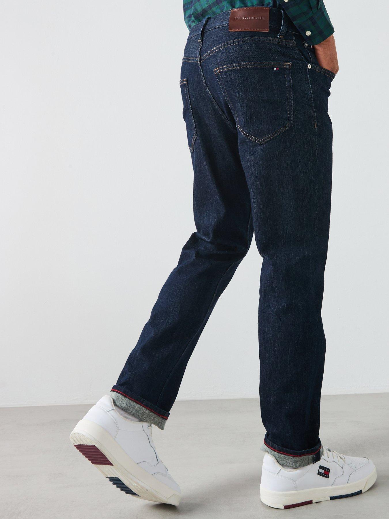 Image 2 of 5 of Tommy Hilfiger Mercer Regular Fit Adams Rinse Jeans - Dark Blue