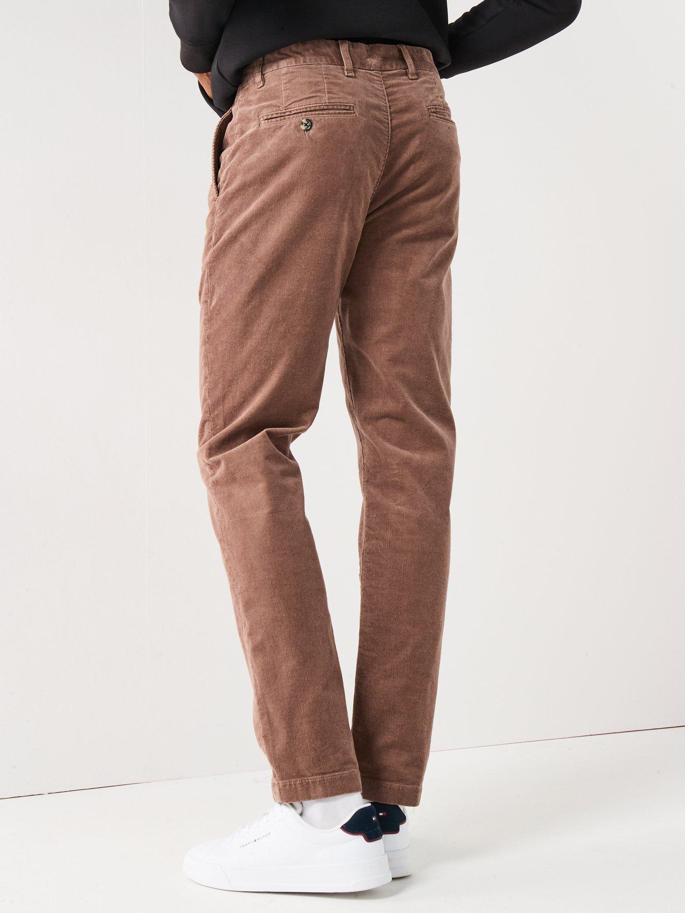 tommy-hilfiger-denton-padded-corduroy-trousers-dark-beigestillFront