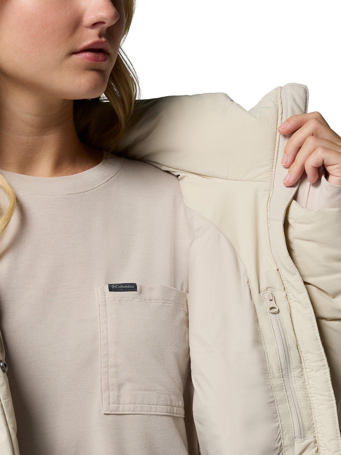 Image 6 of 6 of Columbia Women's Amaze Puff Hooded Jacket - Beige