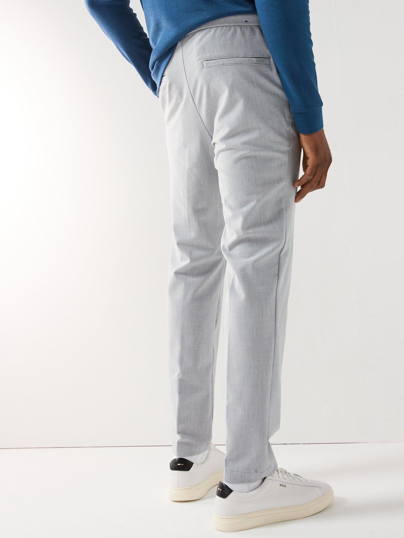boss-p-kane1-modern-fit-drawstring-casual-stretch-trousers-silverstillFront