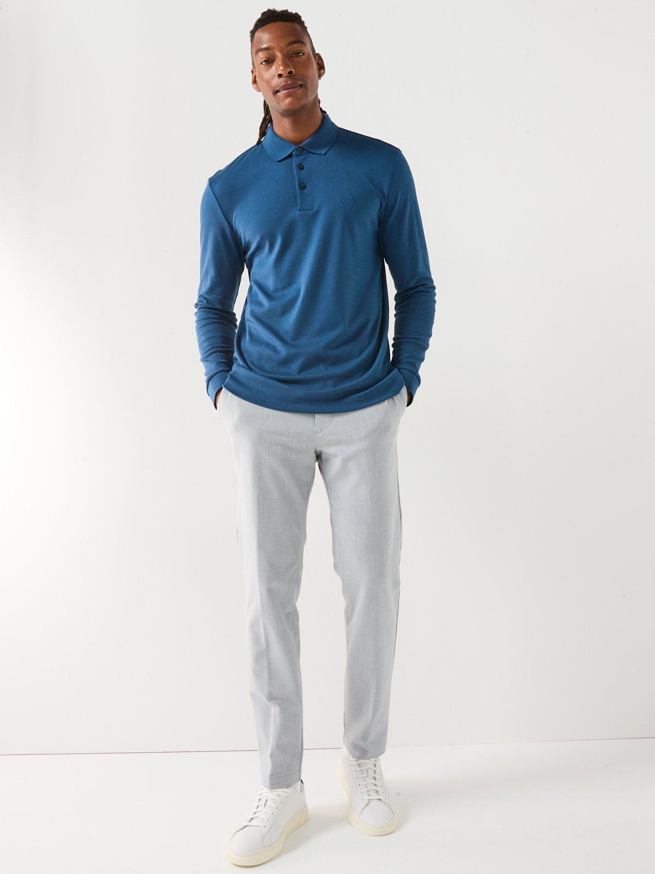 boss-p-kane1-modern-fit-drawstring-casual-stretch-trousers-silverback