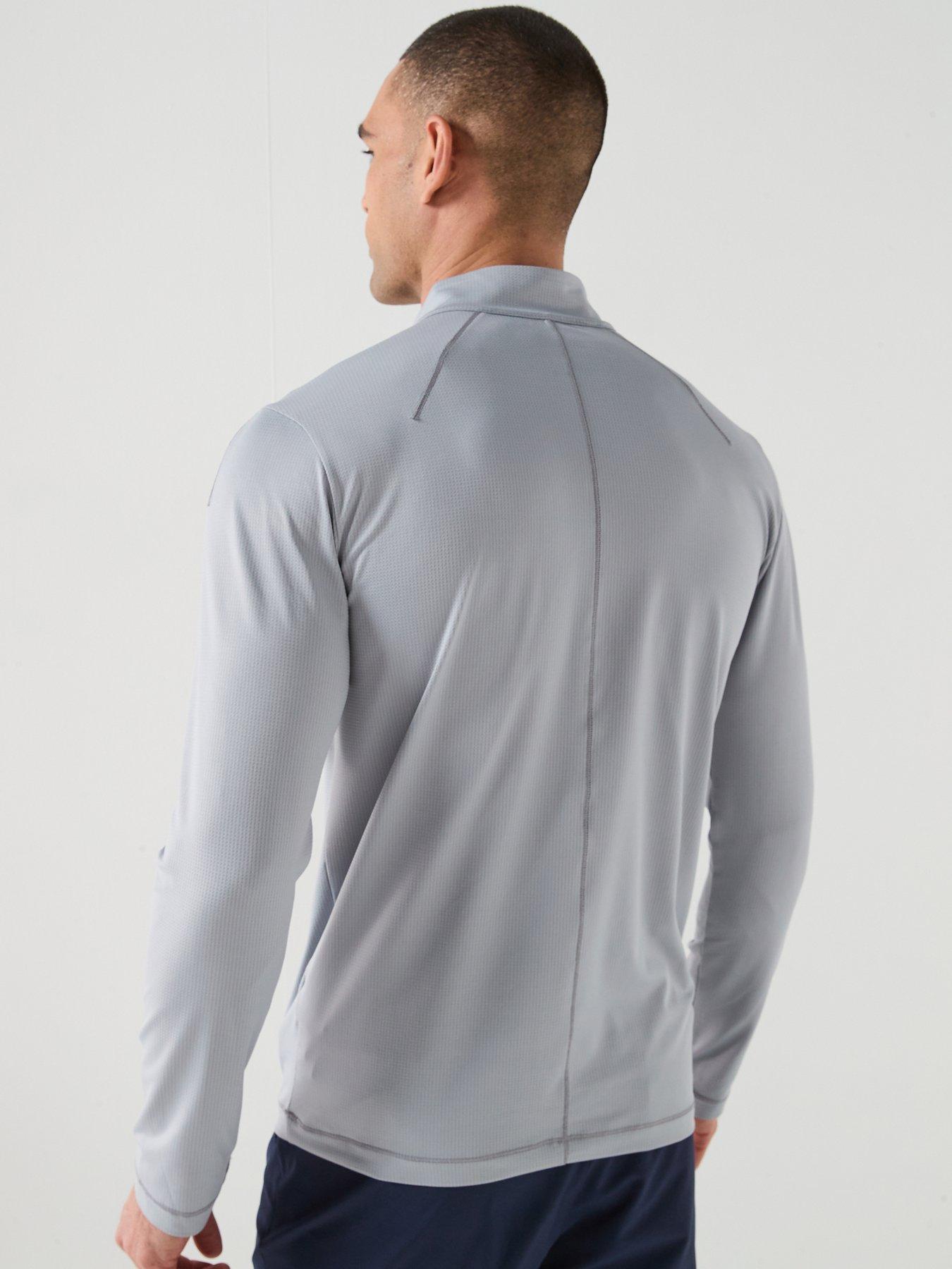 calvin-klein-sport-ck-icon-performance-14-zip-sweat-greystillFront