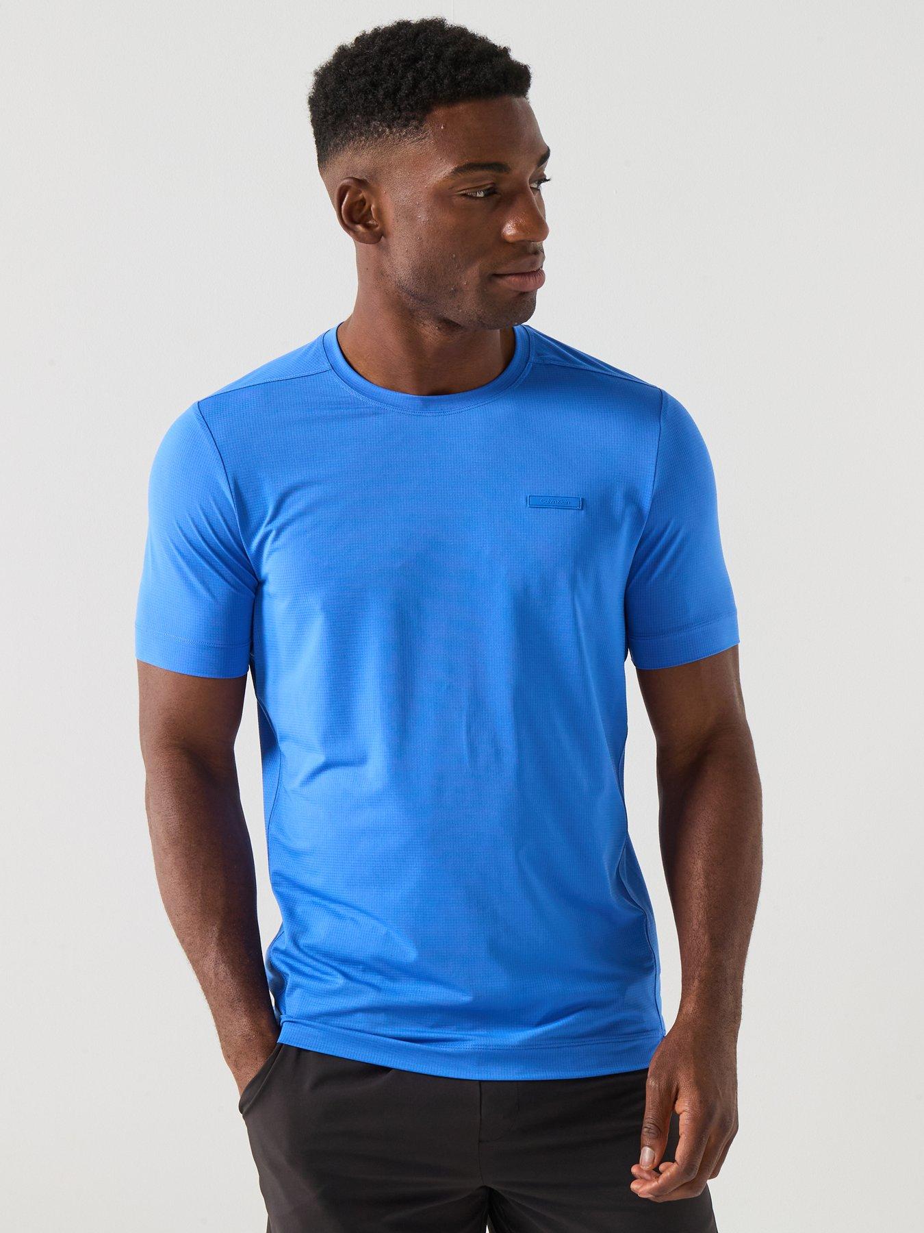 Calvin Klein Sport Ck Commuter Performance T-Shirt - Blue