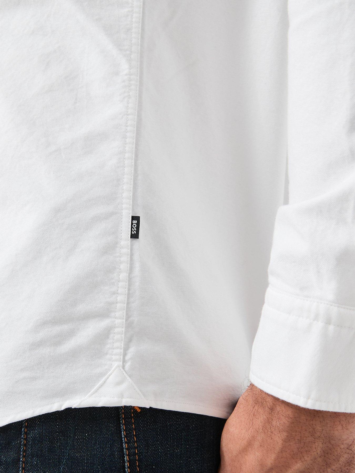 boss-h-liam-plain-regular-fit-oxford-shirt-plain-whitedetail