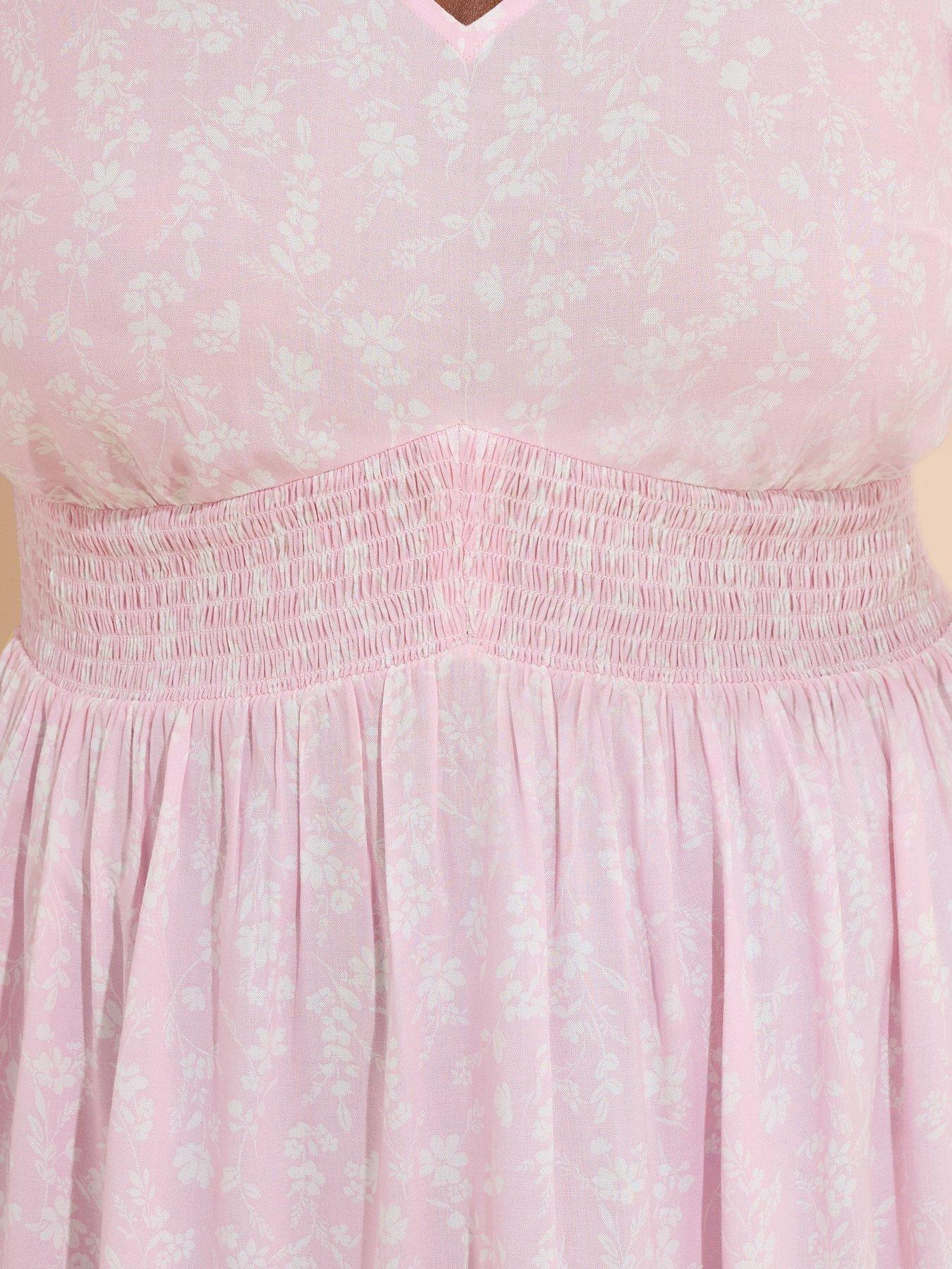 Image 4 of 5 of Yours Curve Flutter Sleeve Top - Pink