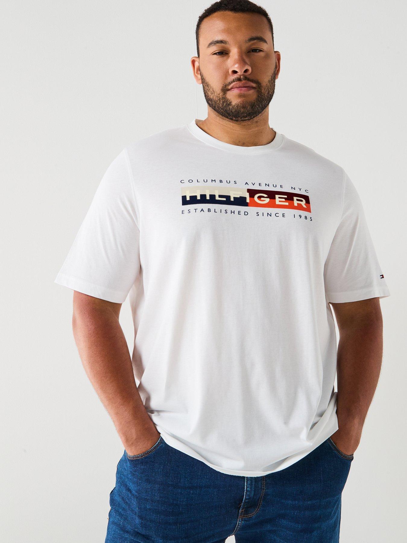 tommy-hilfiger-big-amp-tall-colour-block-graphic-logo-t-shirt-white