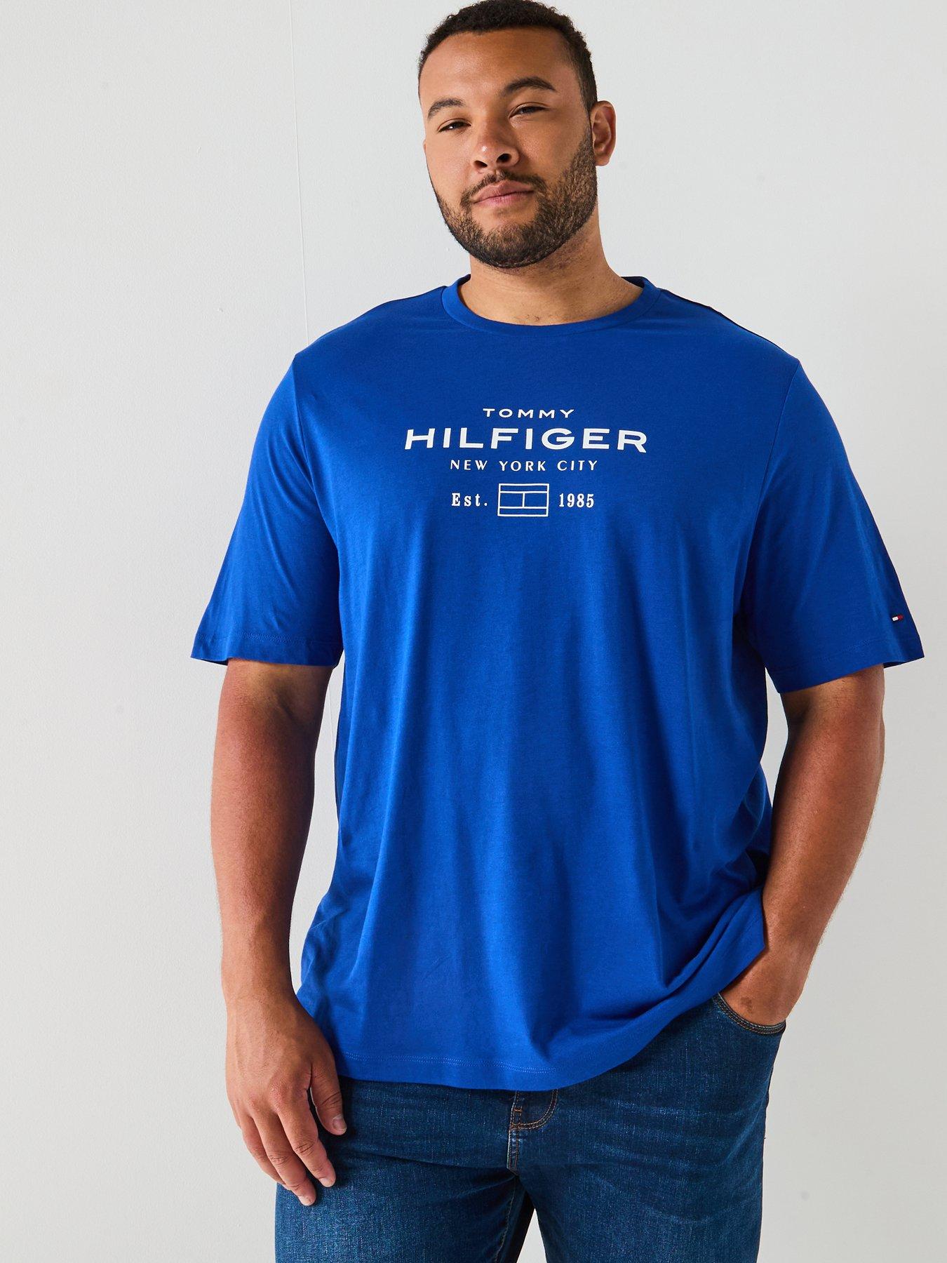 tommy-hilfiger-big-amp-tall-stack-logo-t-shirt-blue