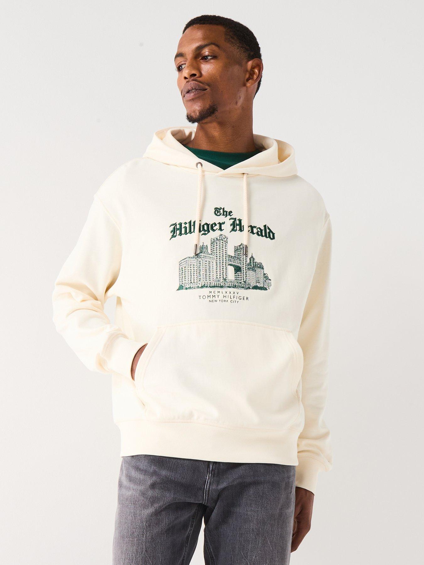 Tommy Hilfiger Herald Skyline Hoodie - Off White