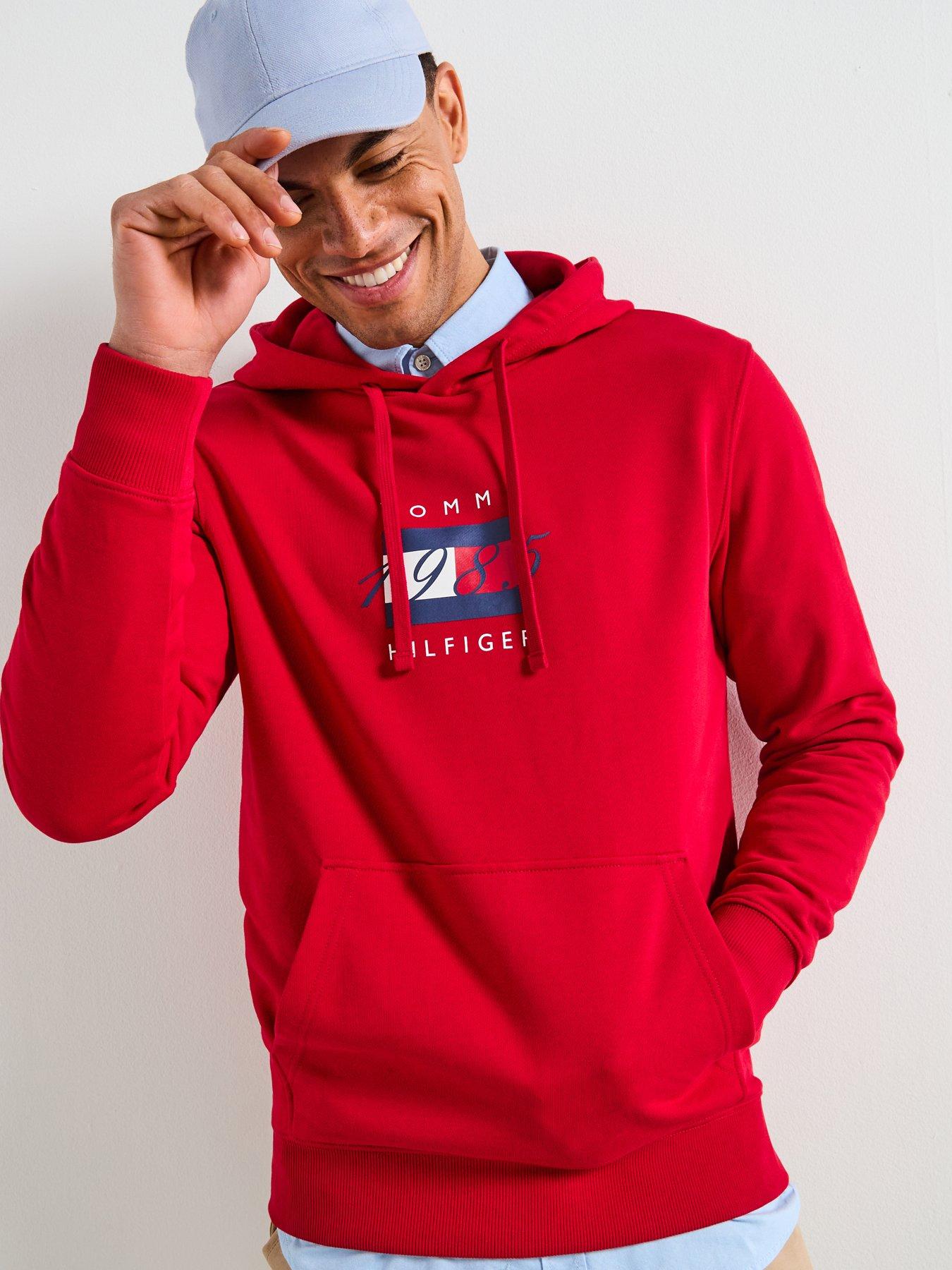 tommy-hilfiger-linear-flag-graphic-hoodie-red