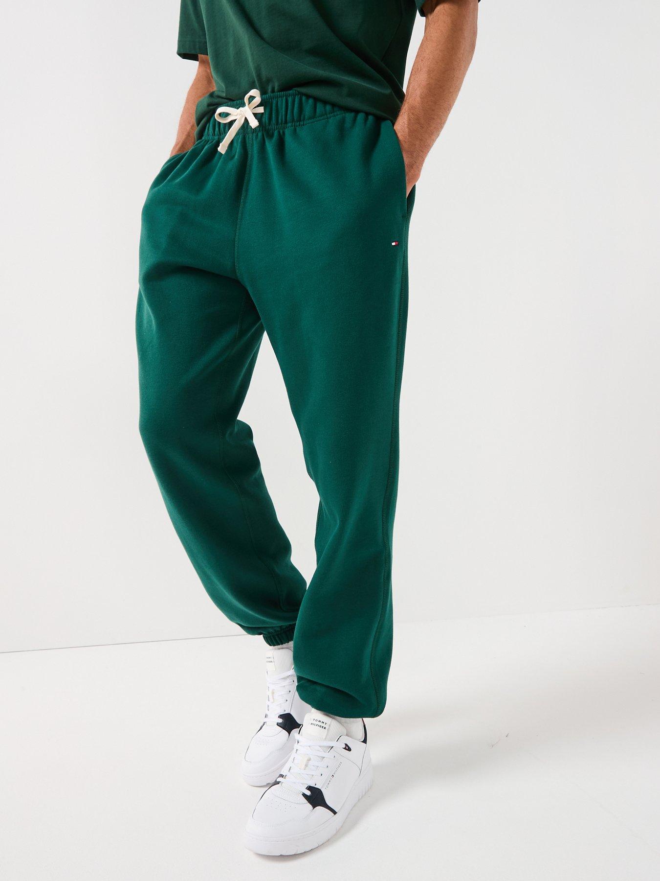 Tommy Hilfiger Essential Fleece Cuff Joggers - Dark Green