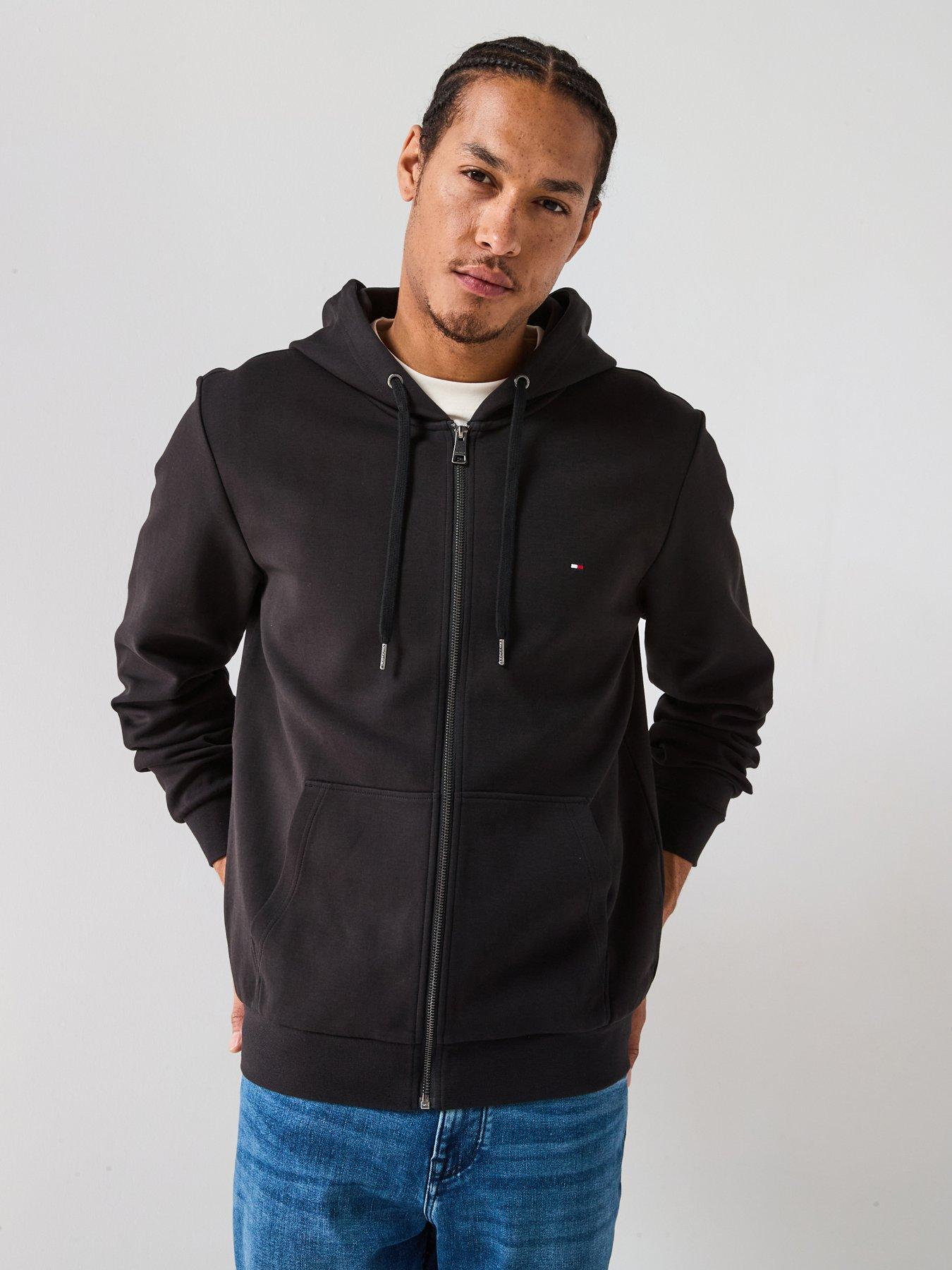 Tommy Hilfiger Essential Intechno Zip Hoodie - Black