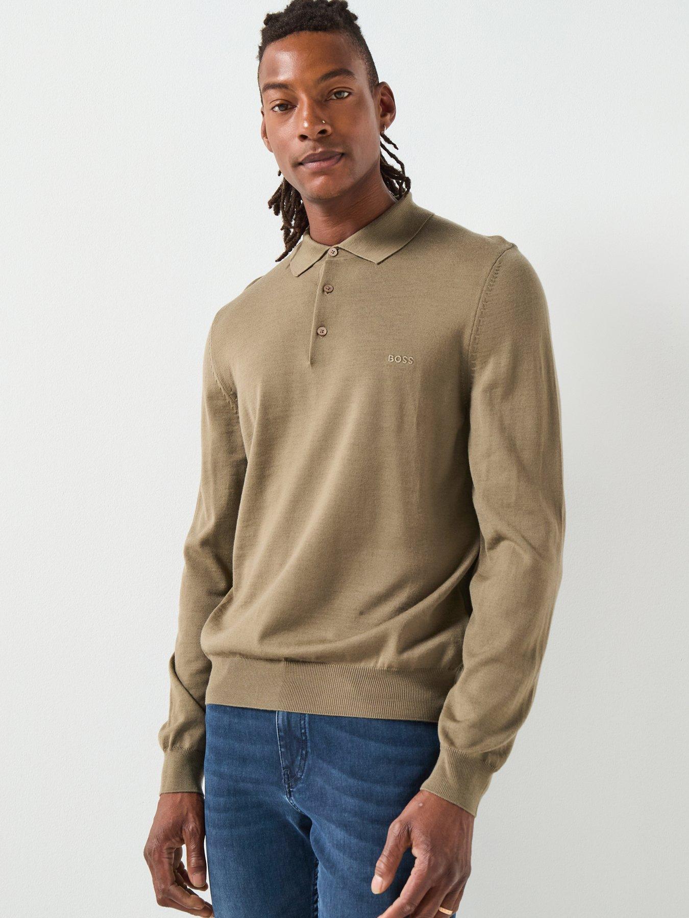 boss-bono-l-regular-fit-long-sleeve-wool-knitted-polo-brown