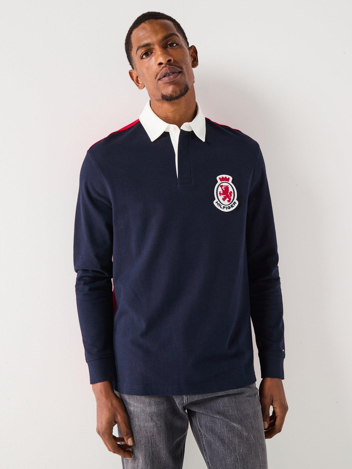 Tommy Hilfiger Long Sleeve Polo Shirt - Navy