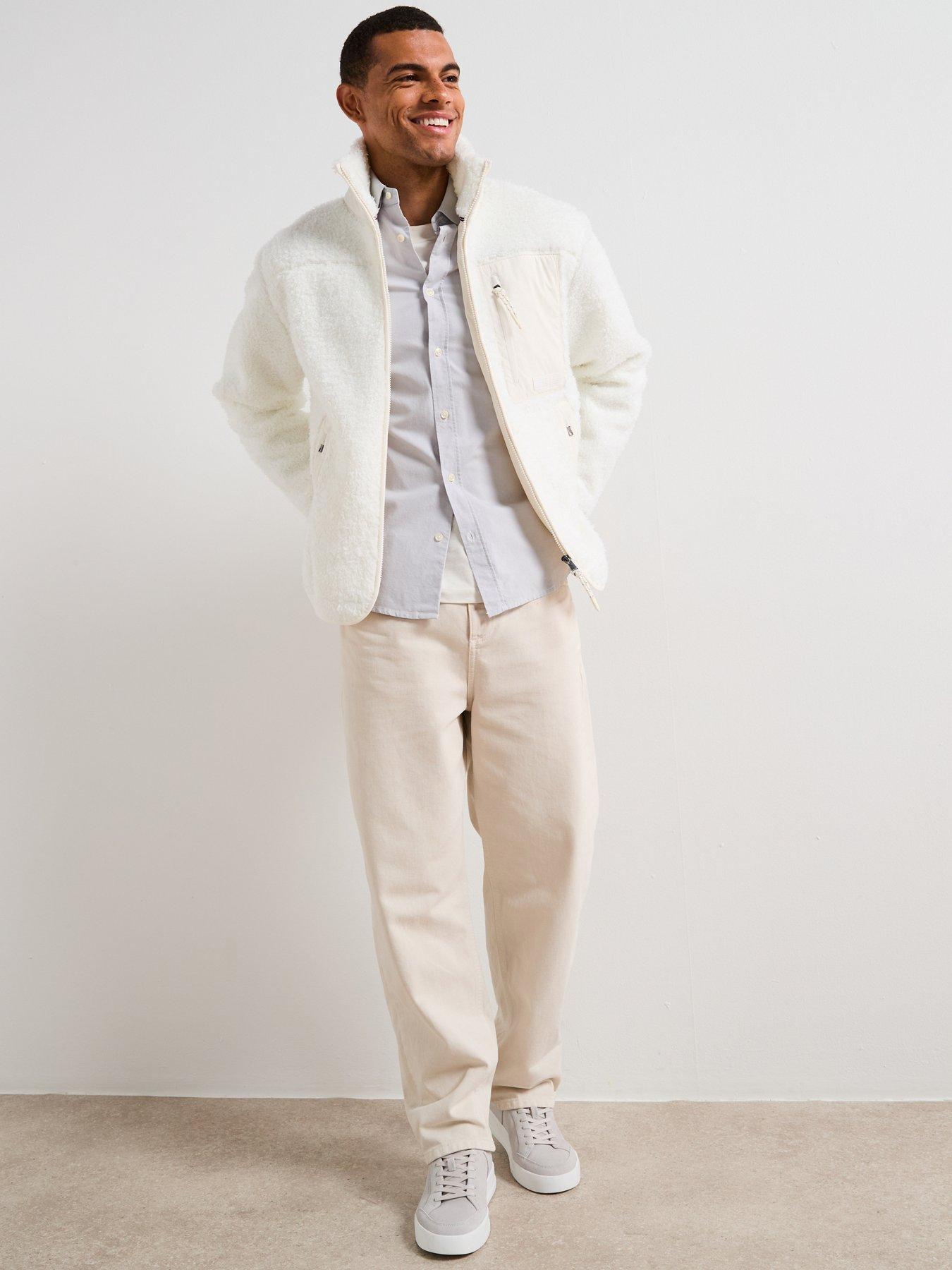 tommy-hilfiger-teddy-fleece-zip-sweat-off-whiteoutfit