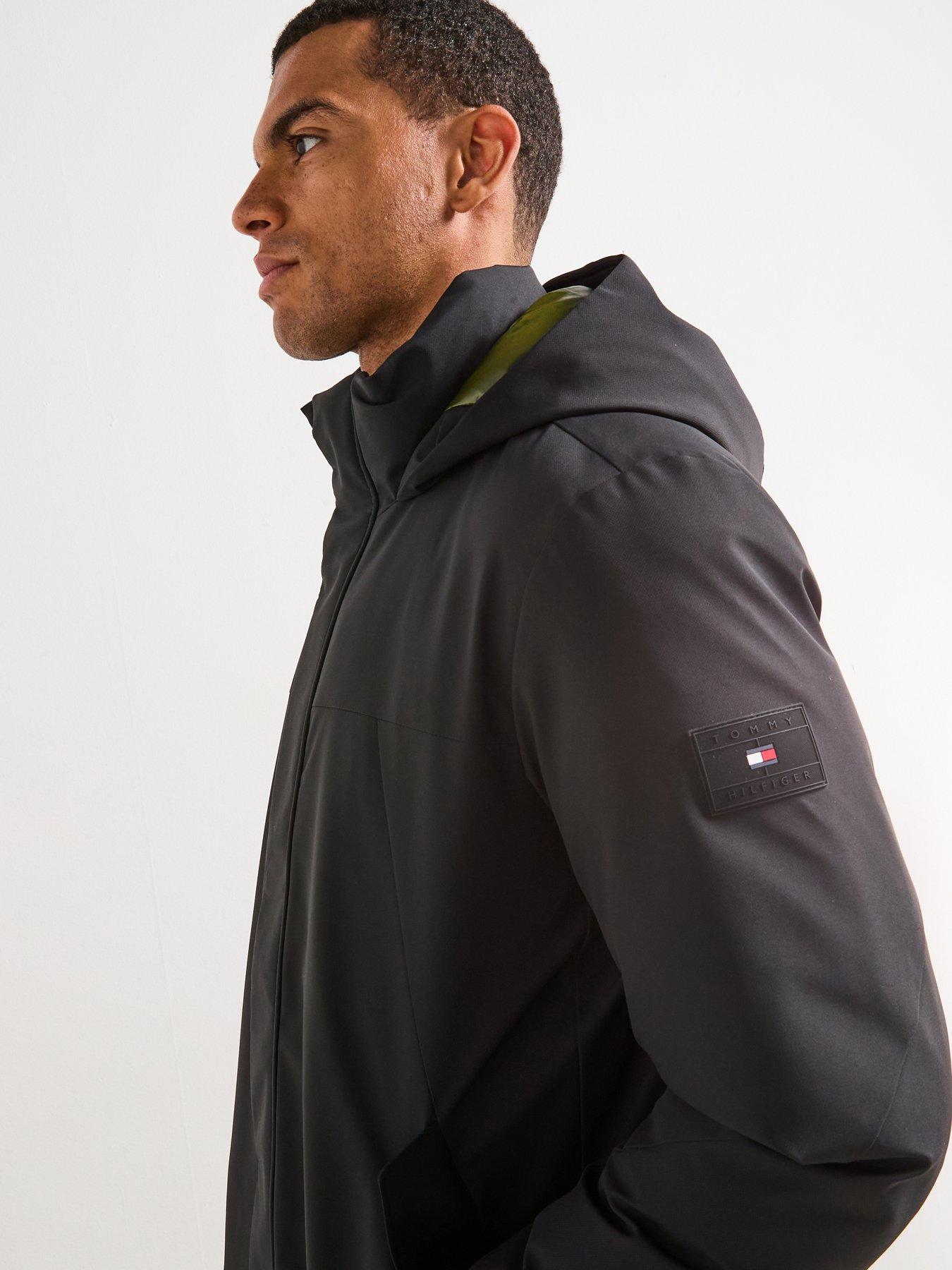 Image 6 of 6 of Tommy Hilfiger Tech Hooded Padded Parka - Black