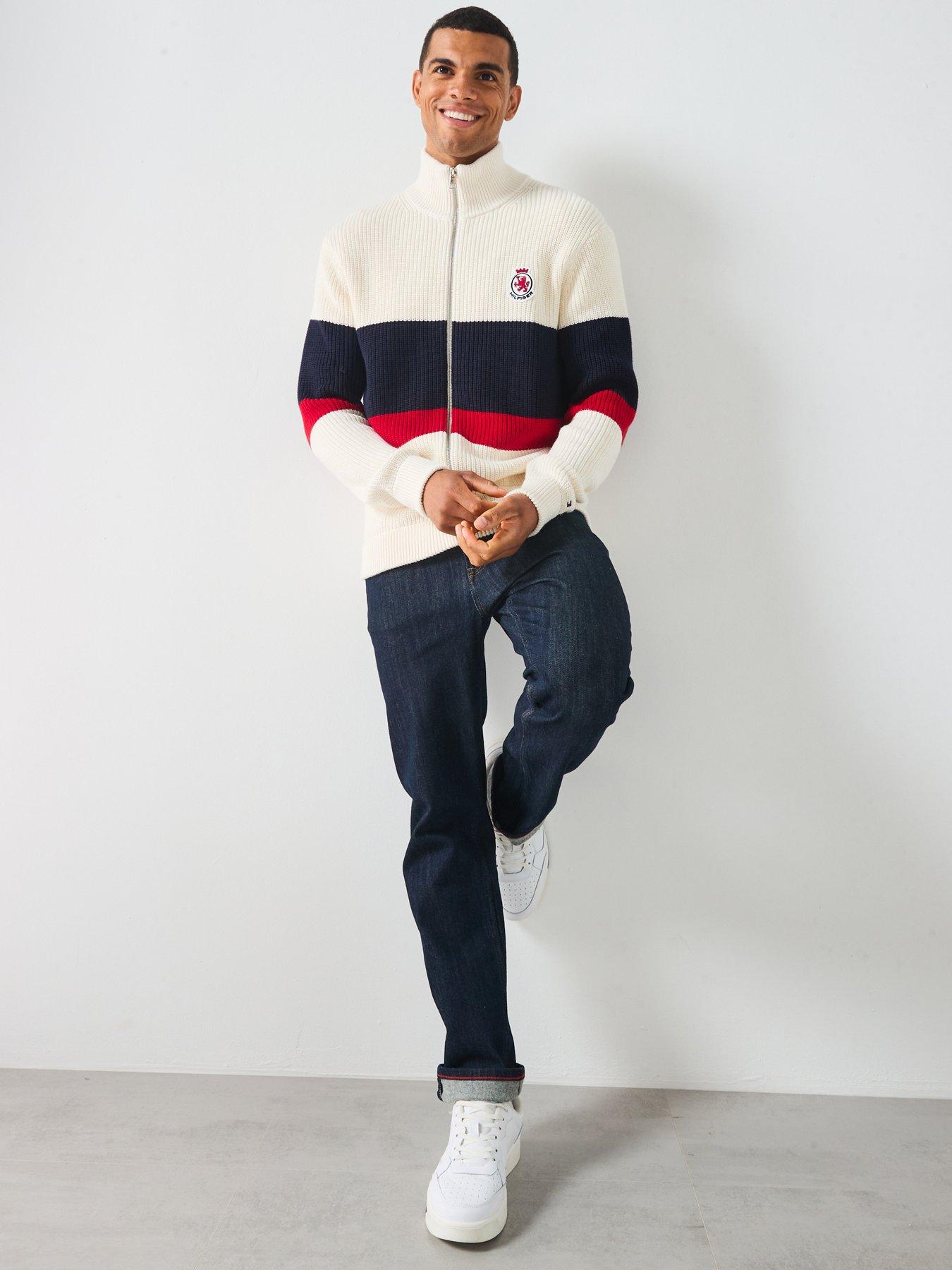 tommy-hilfiger-chest-stripe-full-zip-knitted-jumper-off-whiteback