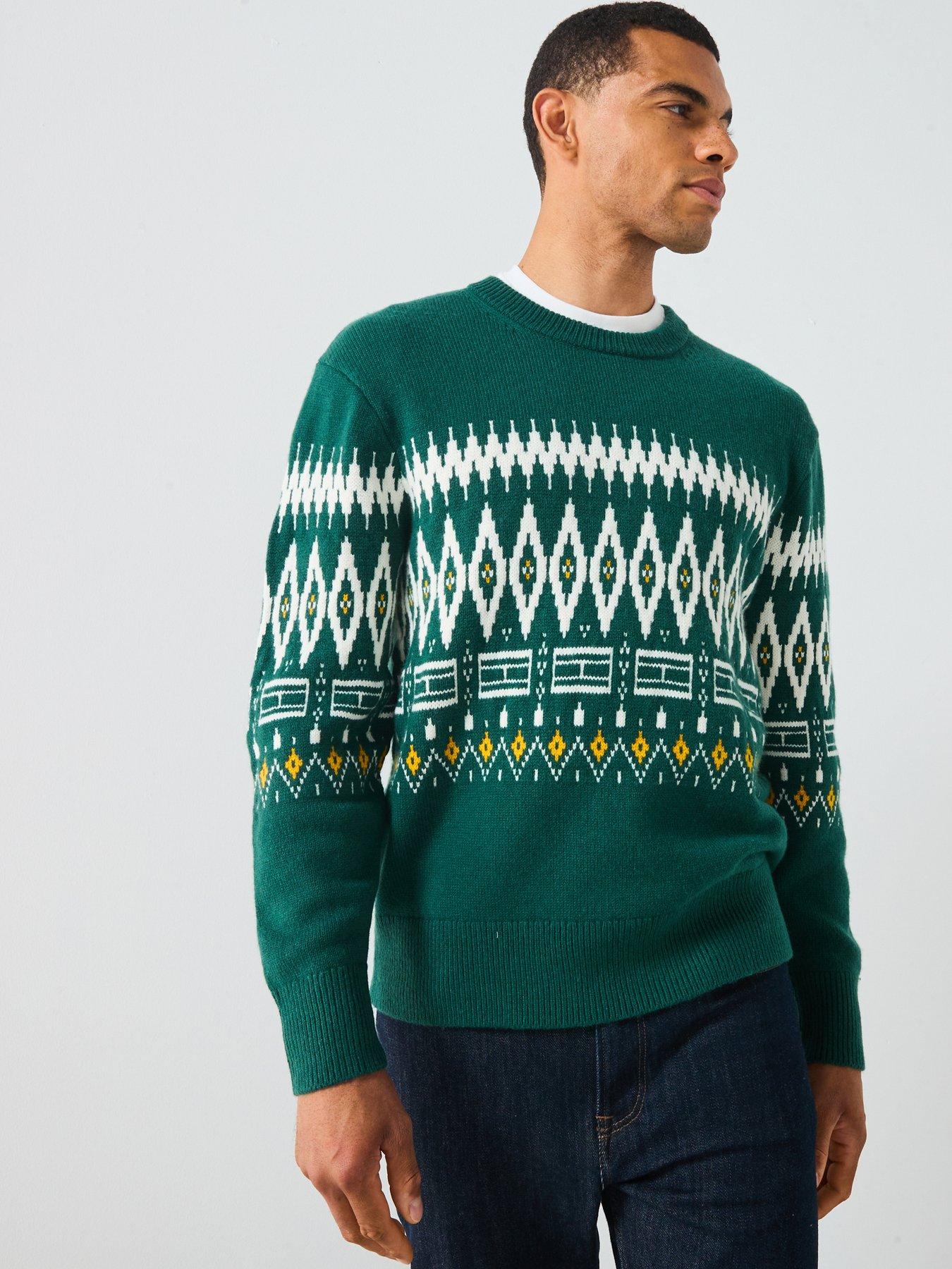 tommy-hilfiger-placed-fairisle-wool-blend-crew-knitted-jumper-dark-green