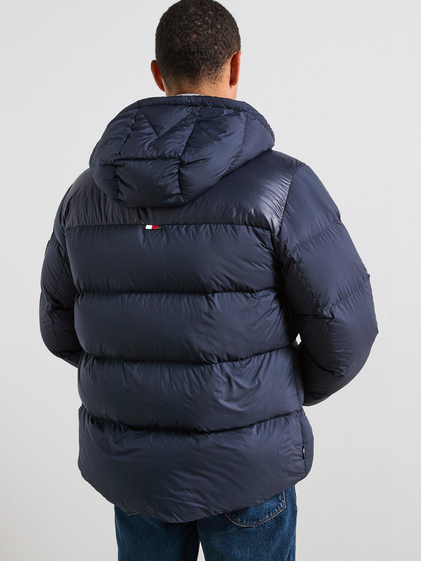 tommy-hilfiger-mix-down-hooded-padded-jacket-navystillFront