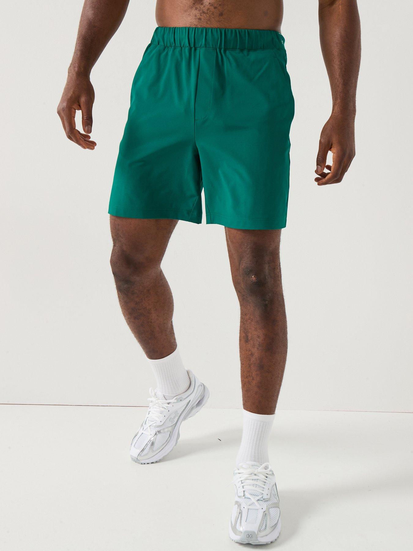 calvin-klein-sport-ck-sport-icon-performance-woven-shorts-greenfront