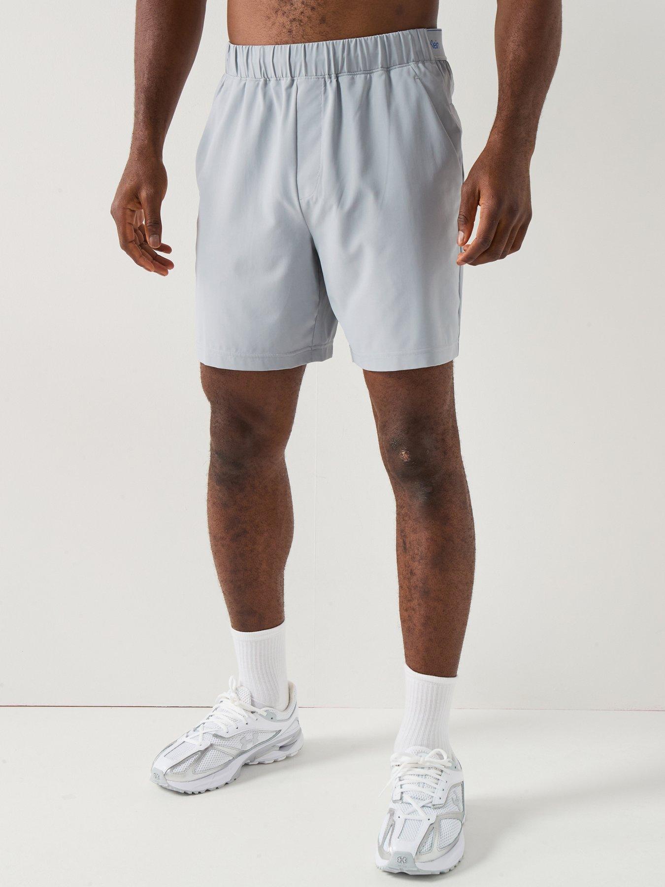 calvin-klein-sport-ck-icon-performance-woven-shorts-greyfront