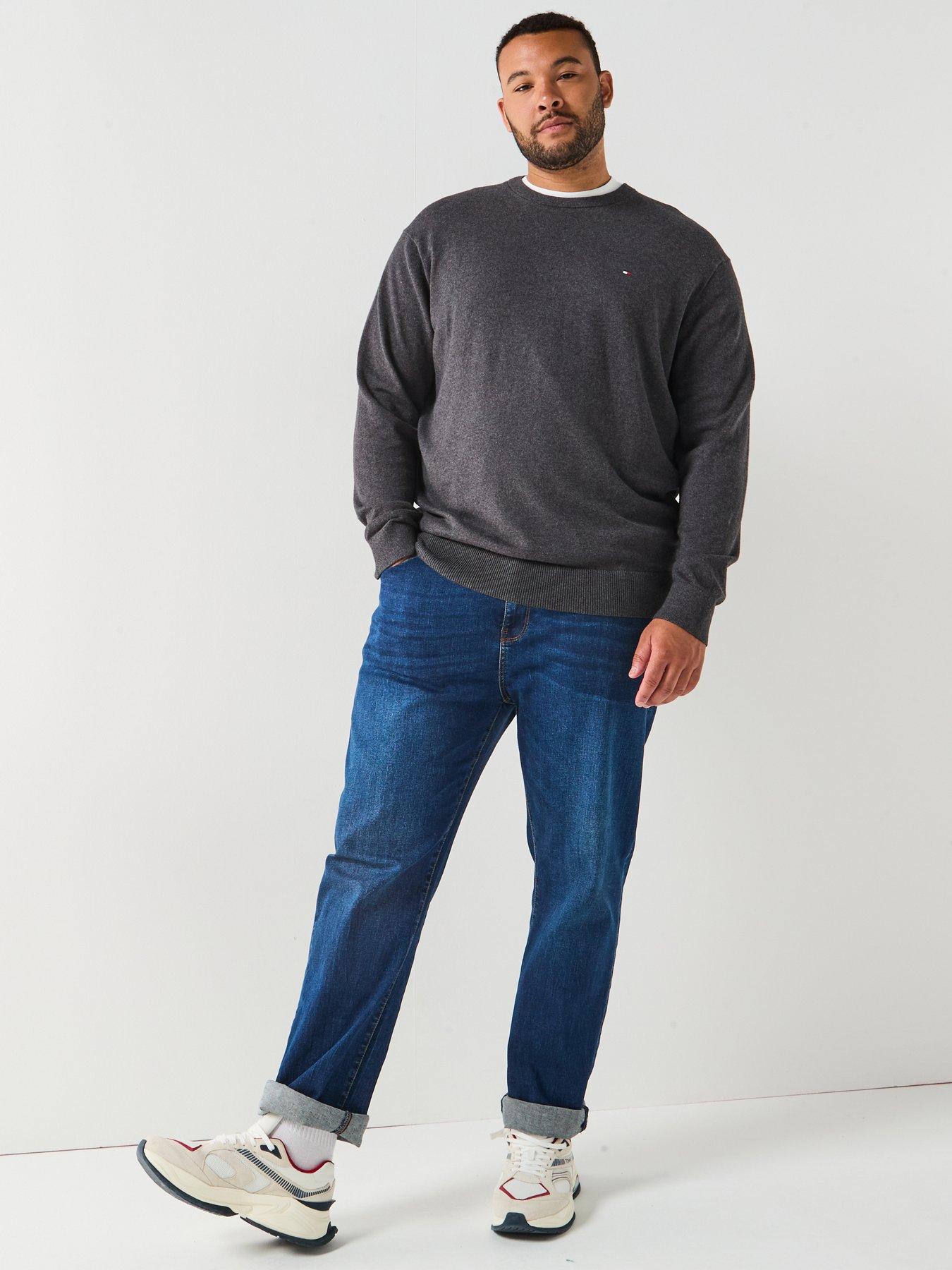 tommy-hilfiger-big-amp-tall-cotton-crew-neck-knitted-jumper-greyback