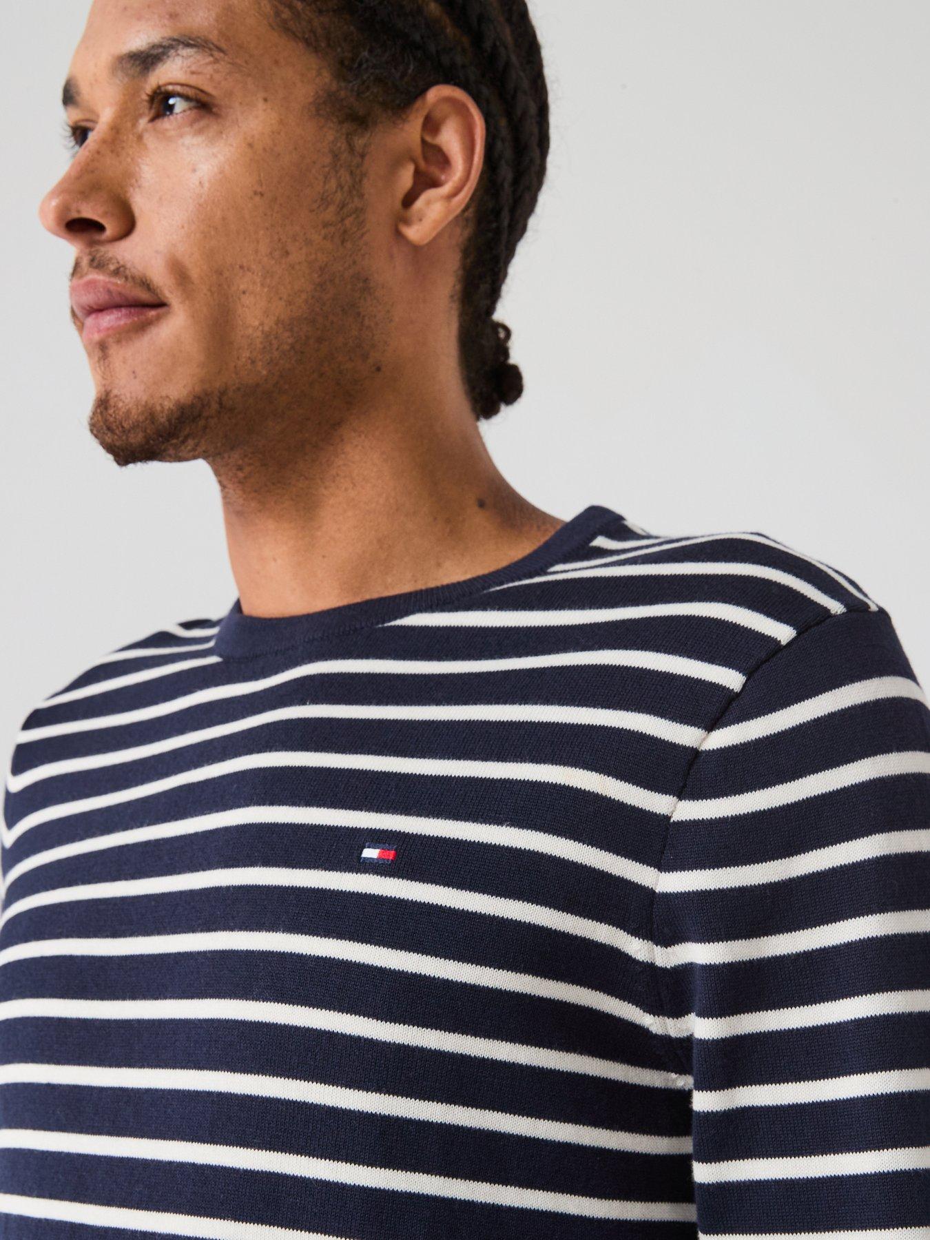 tommy-hilfiger-essential-cotton-crew-neck-knitted-jumper-navyoutfit
