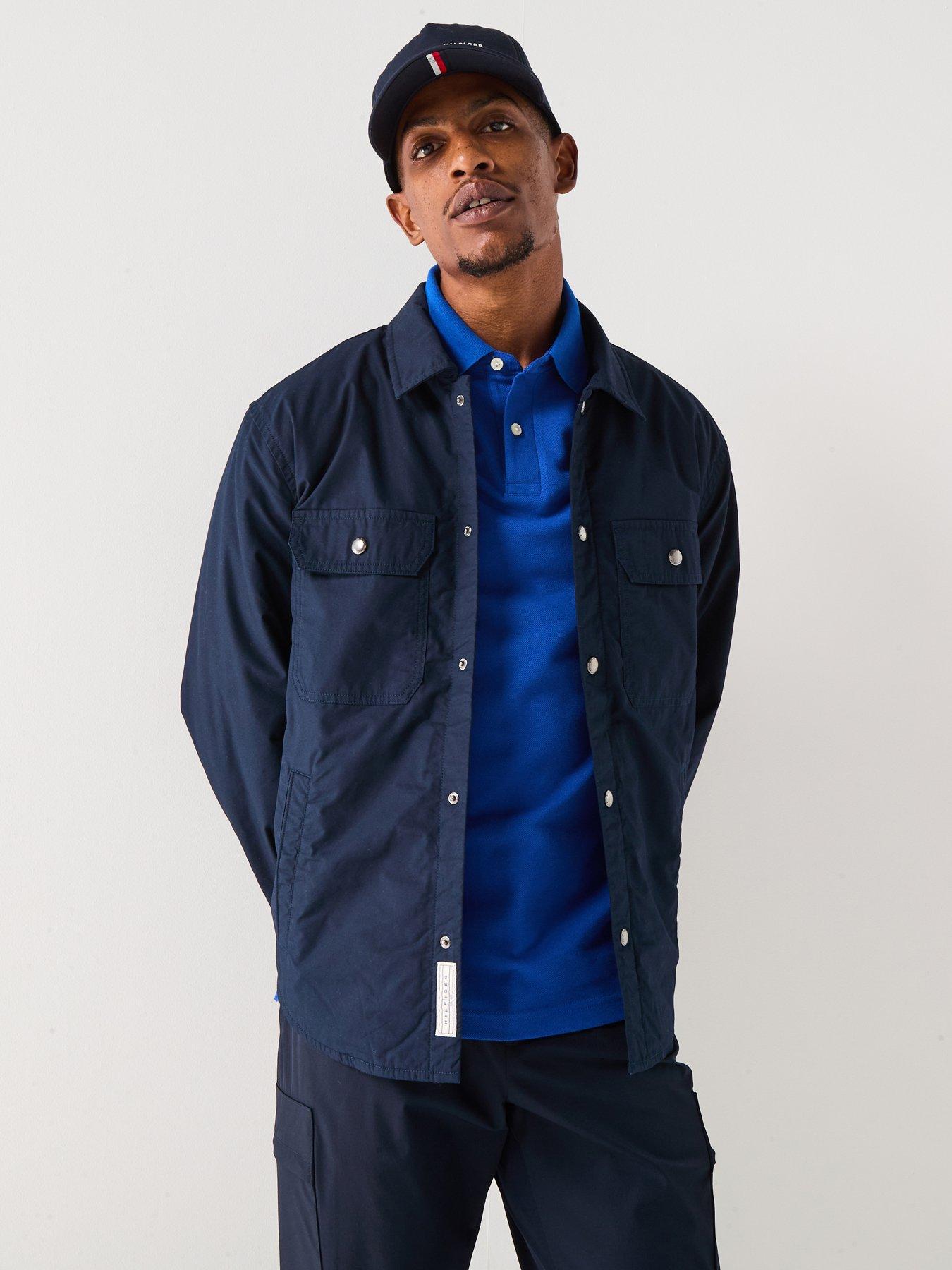 tommy-hilfiger-padded-overshirt-navyfront