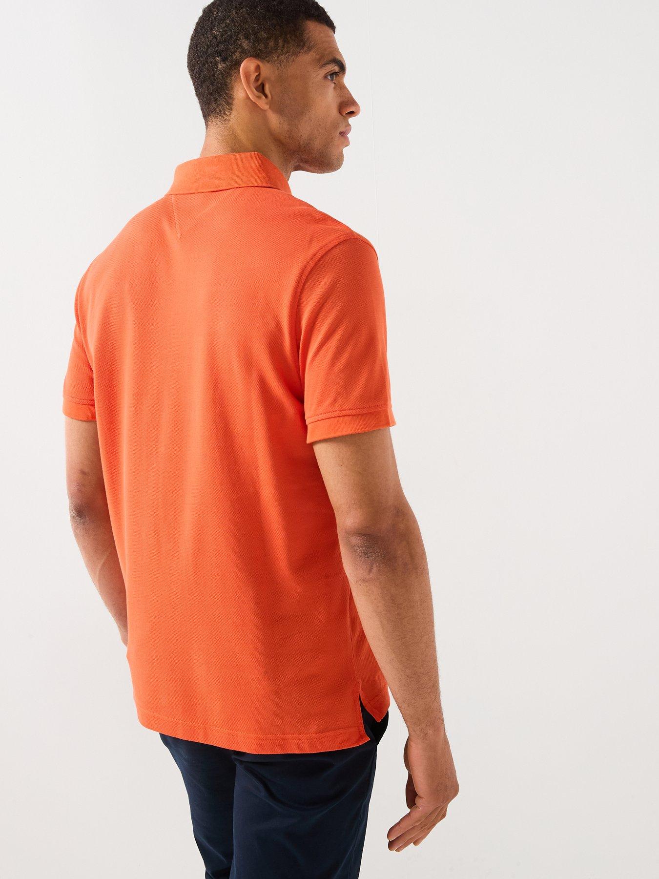 tommy-hilfiger-1985-regular-fit-polo-shirt-orangestillFront