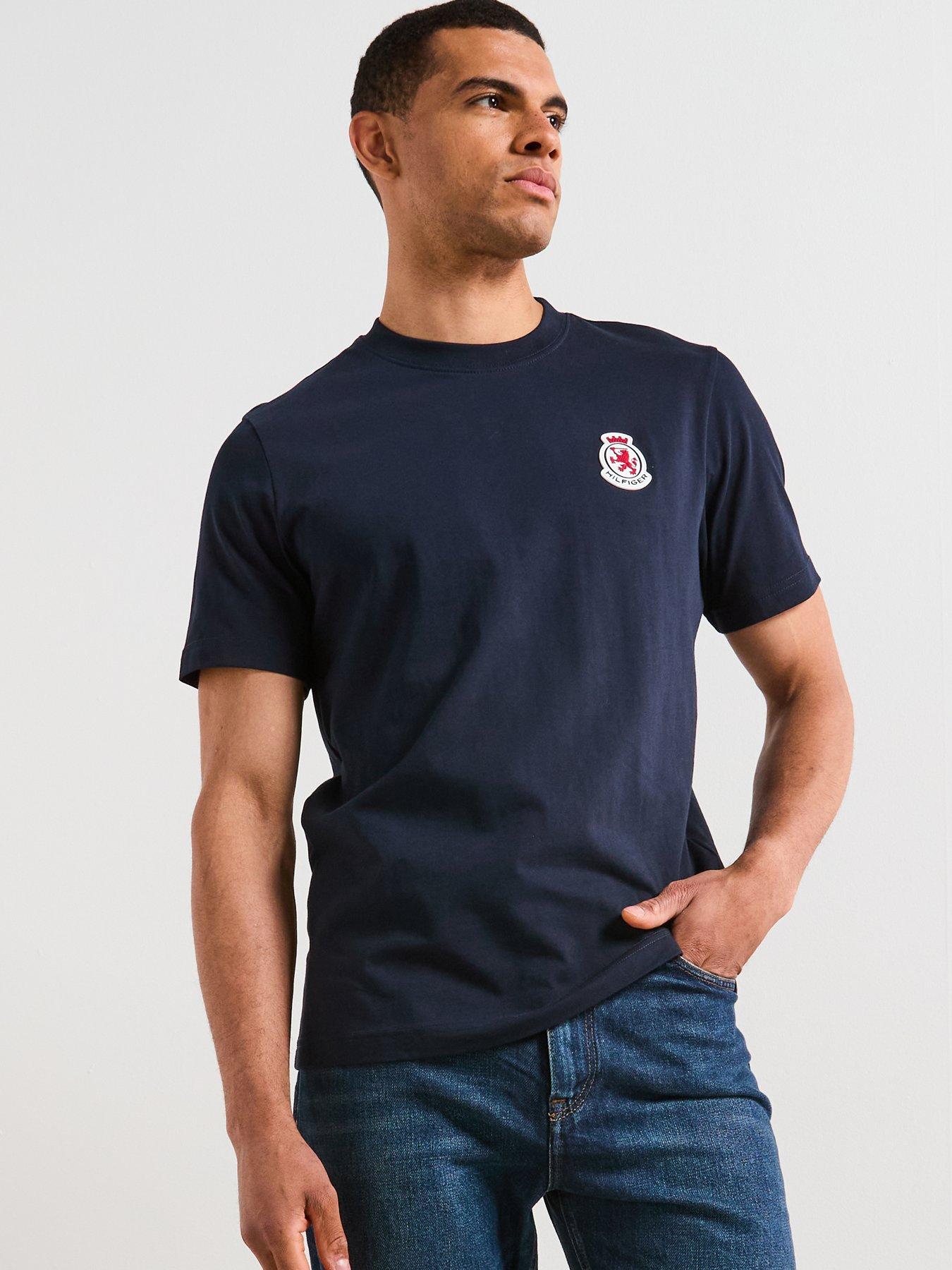 tommy-hilfiger-crest-short-sleeve-t-shirt-navy