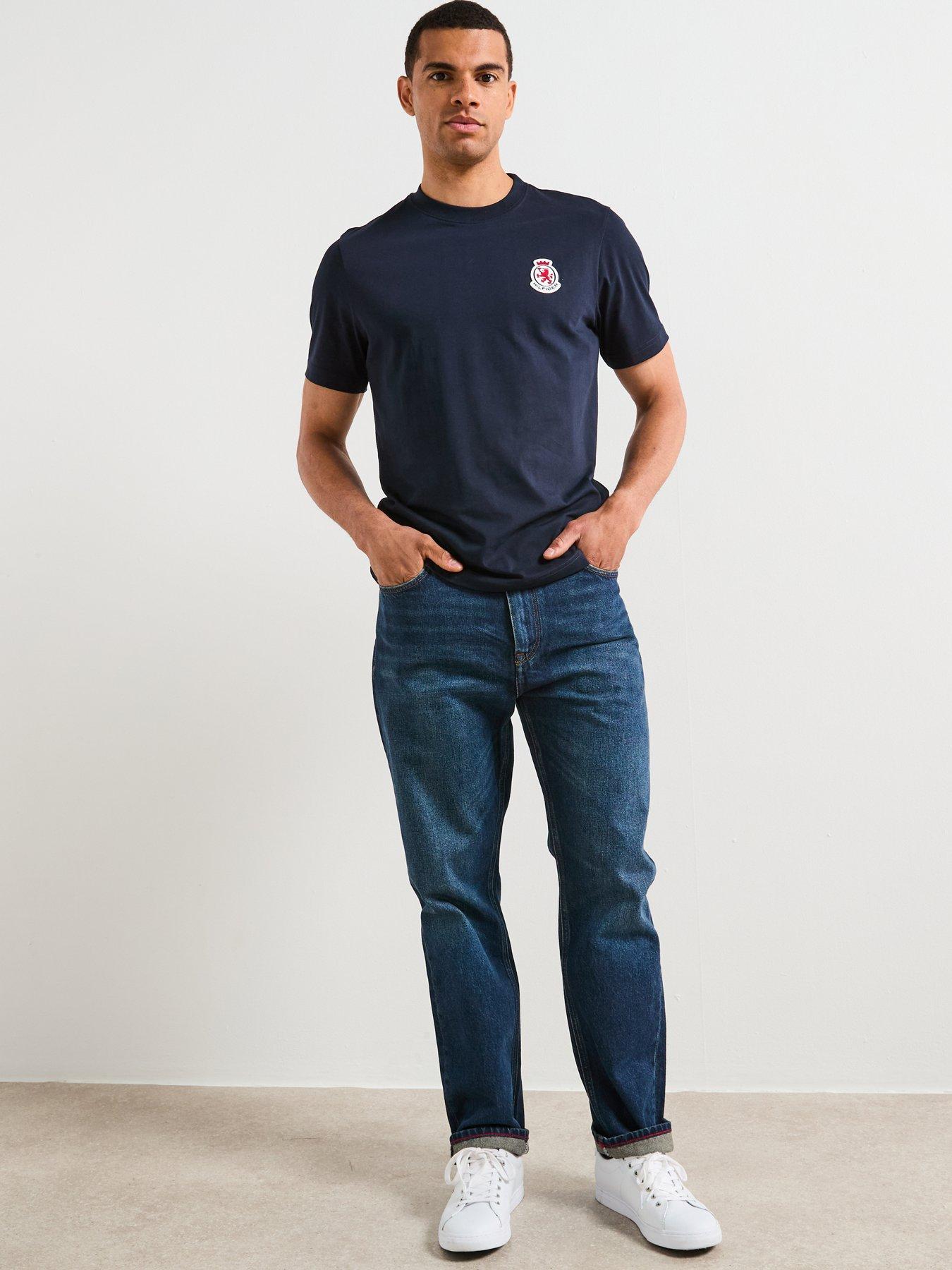 tommy-hilfiger-crest-short-sleeve-t-shirt-navyback