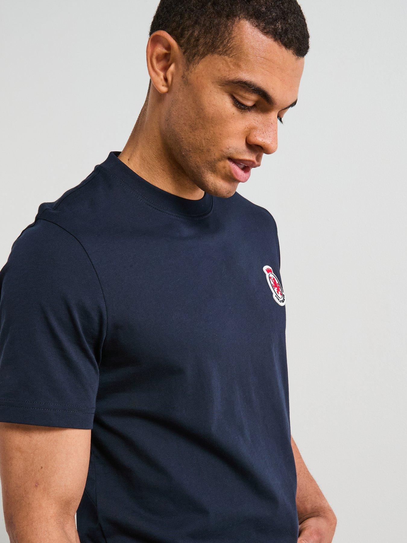 tommy-hilfiger-crest-short-sleeve-t-shirt-navyoutfit