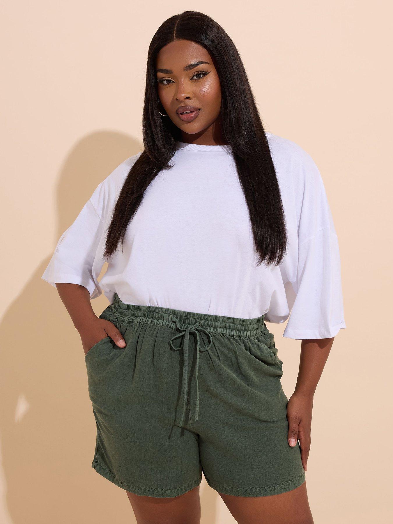 undefined Curve Chambray Short - Green